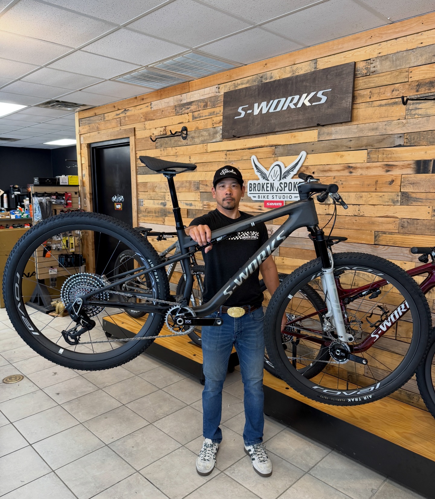 Introducing the ultralight S-Works Epic 9 full suspension mountain 