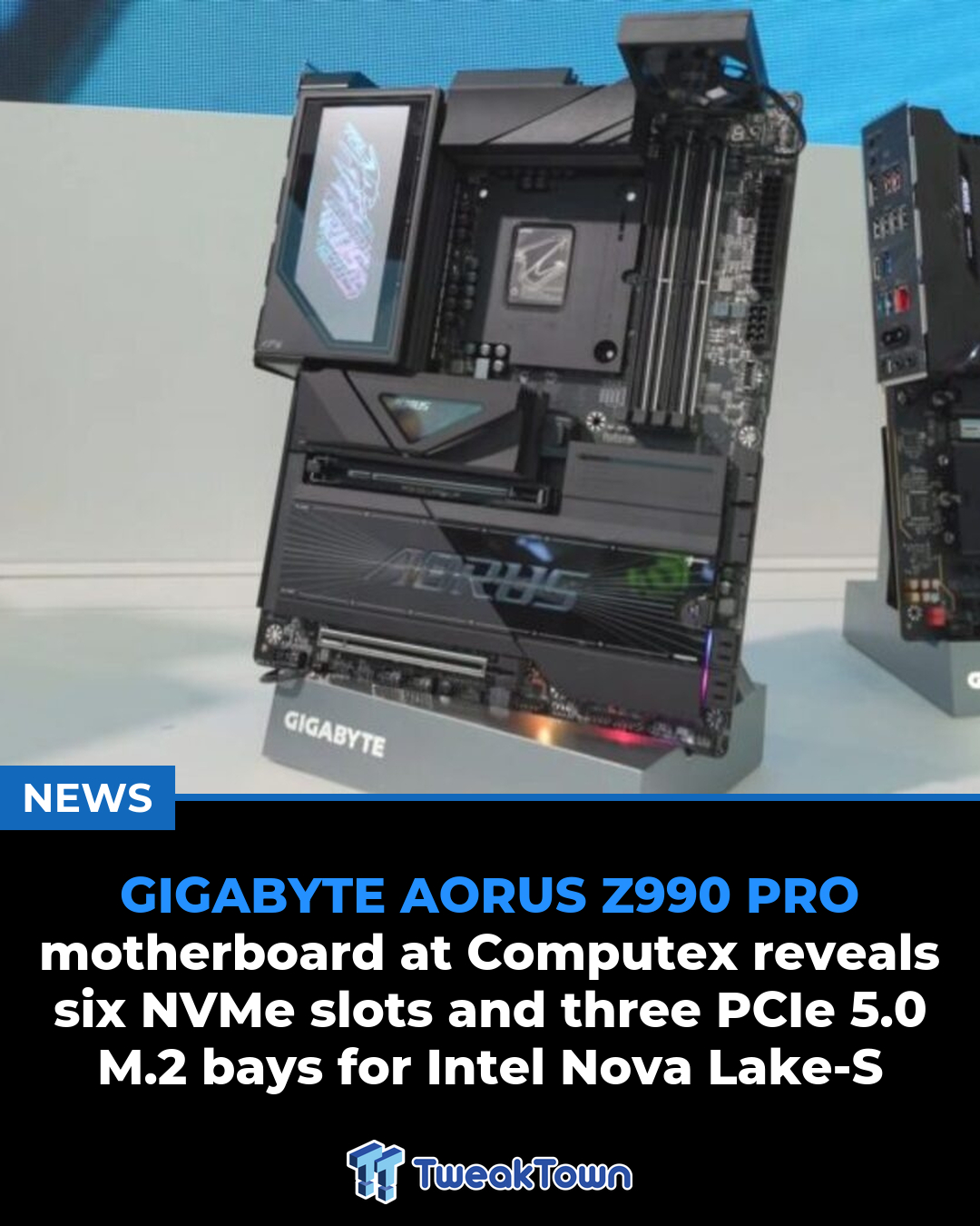 GIGABYTE's new Z990 motherboard for Intel's Nova Lake-S platform
