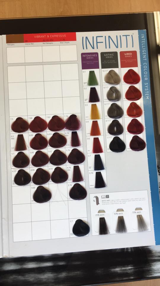 Affinage Infiniti colour range - Lintmill Hair and Beauty
