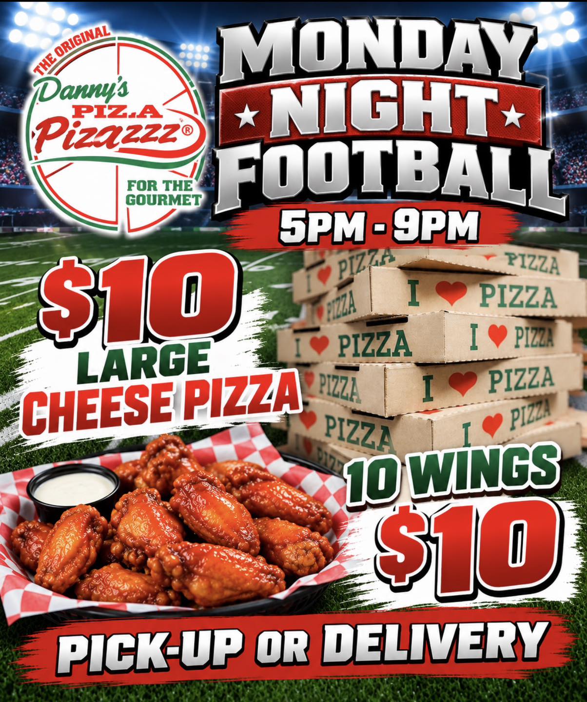 Danny's Pizza Pizzazz Millville | Millville NJ