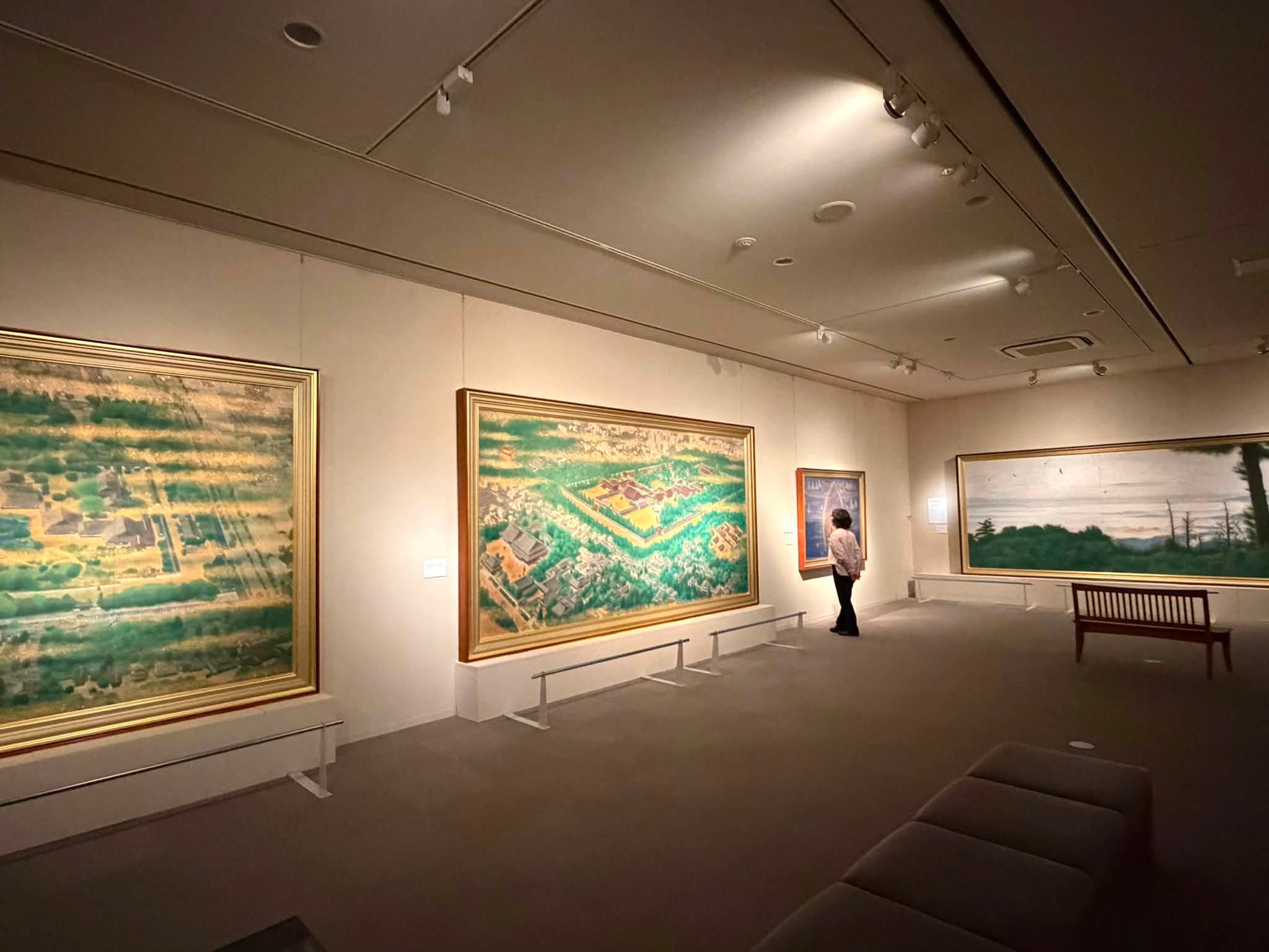 ◎平山郁夫《月華厳島》の展示について 現在、開催中の「平山郁夫 故郷
