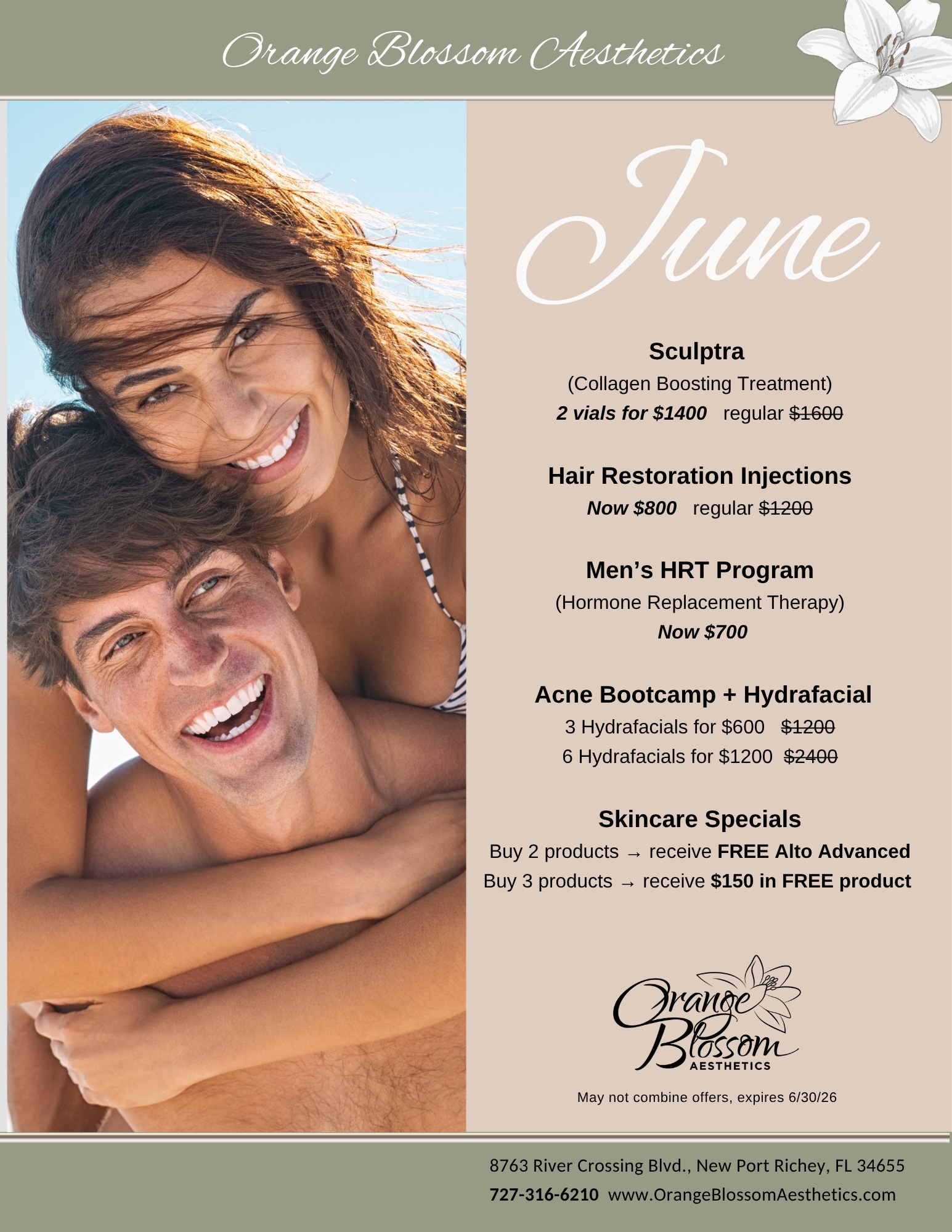 what do b12 injections cost in new port richey fl June specials at Orange Blossom Aesthetics for summer refresh Vitamin B 12 1000ug TVG Pack Size:6 Pack