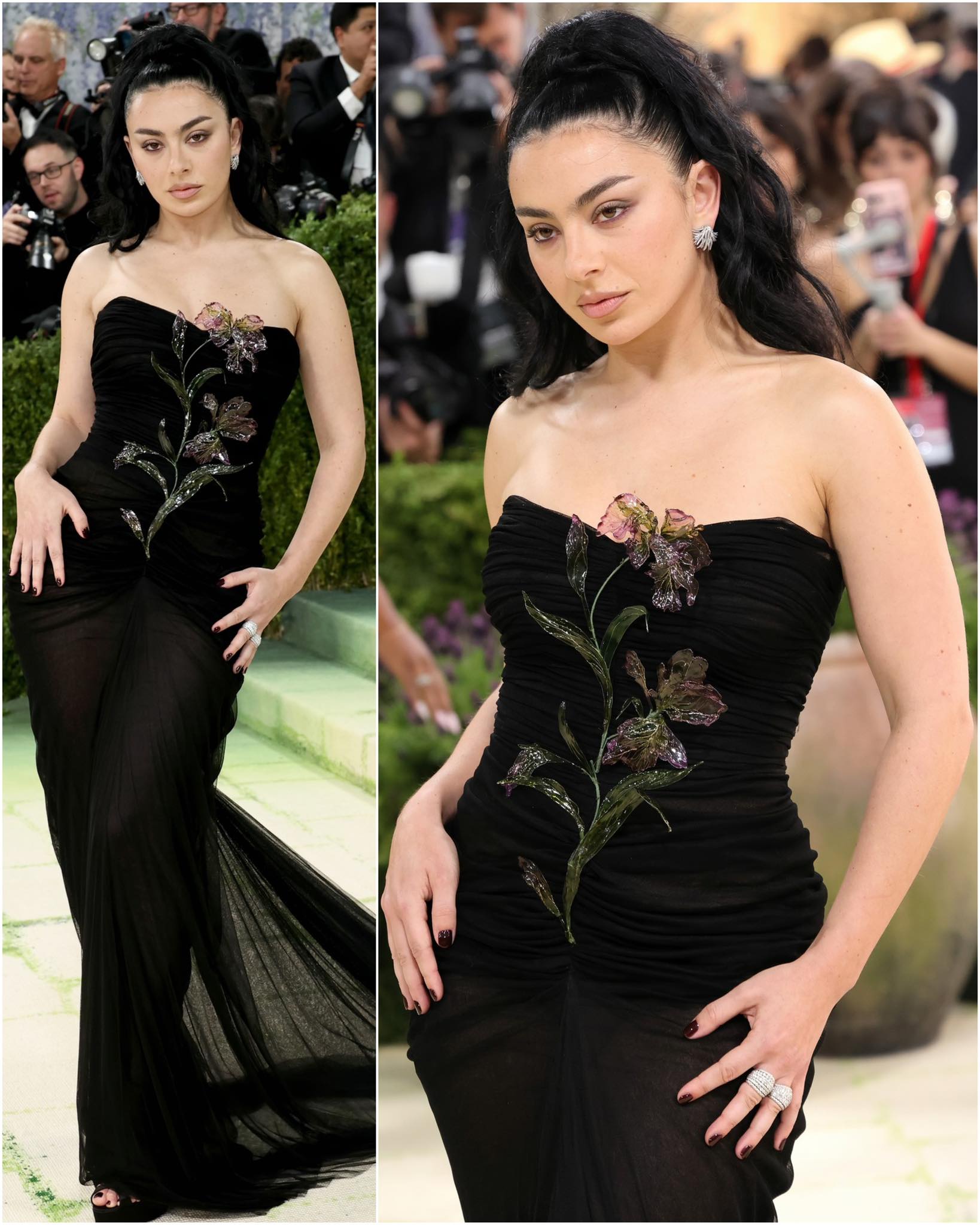 Charli XCX brought an artistic vibe to the Met Gala 2026 with a 