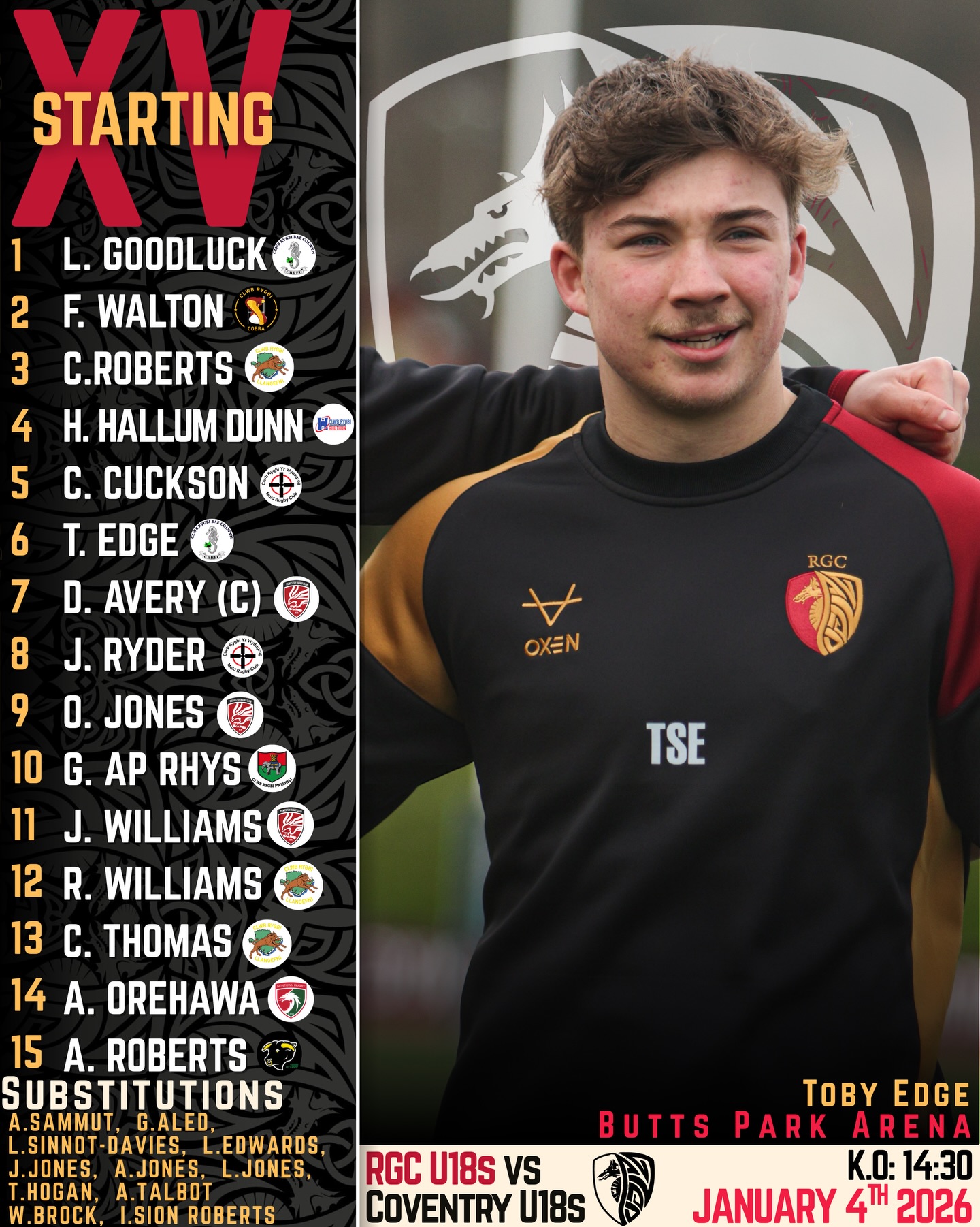 Oswestry Rugby Club added a new photo. - Oswestry Rugby Club