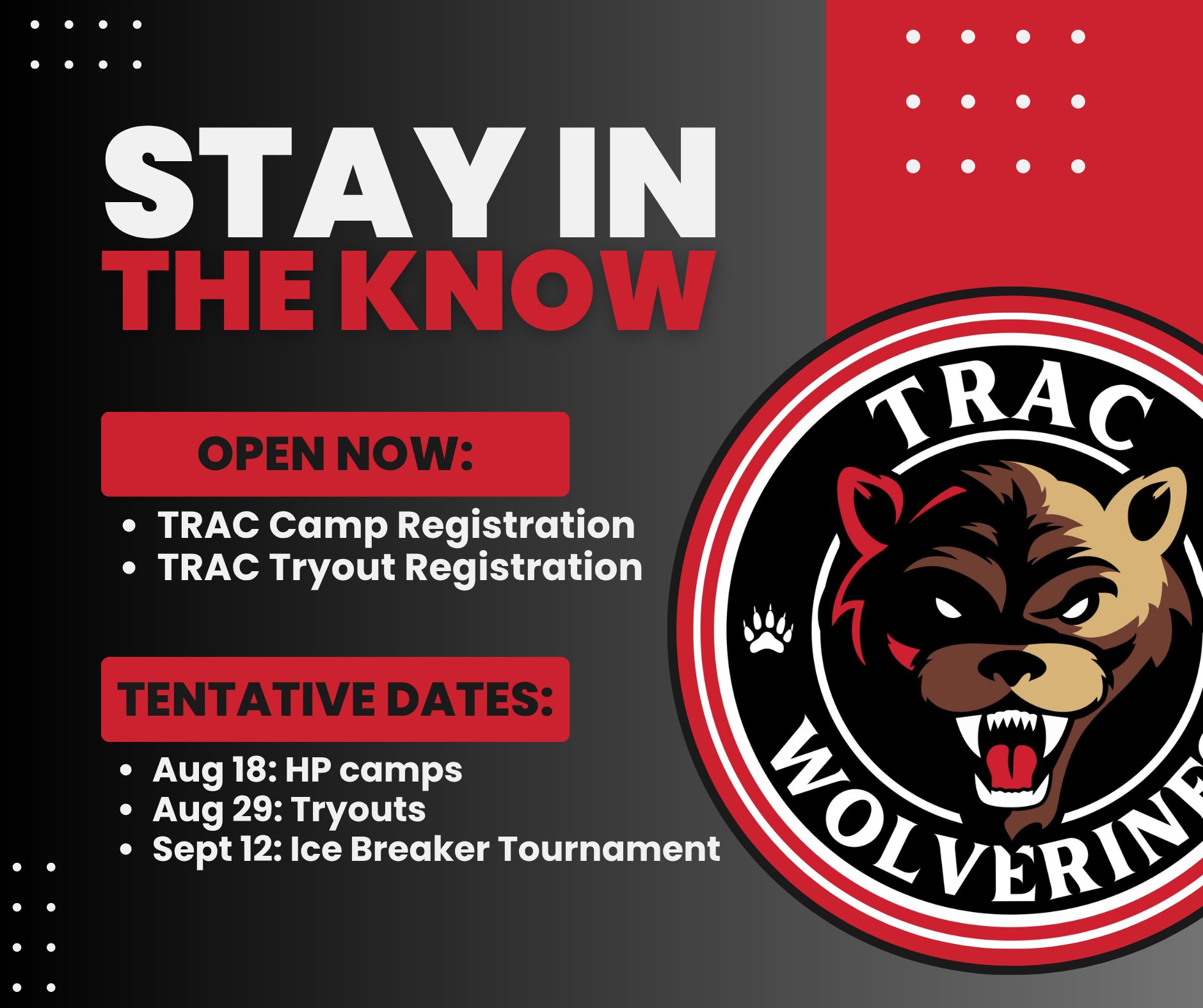 TRAC U18aa Wolverines