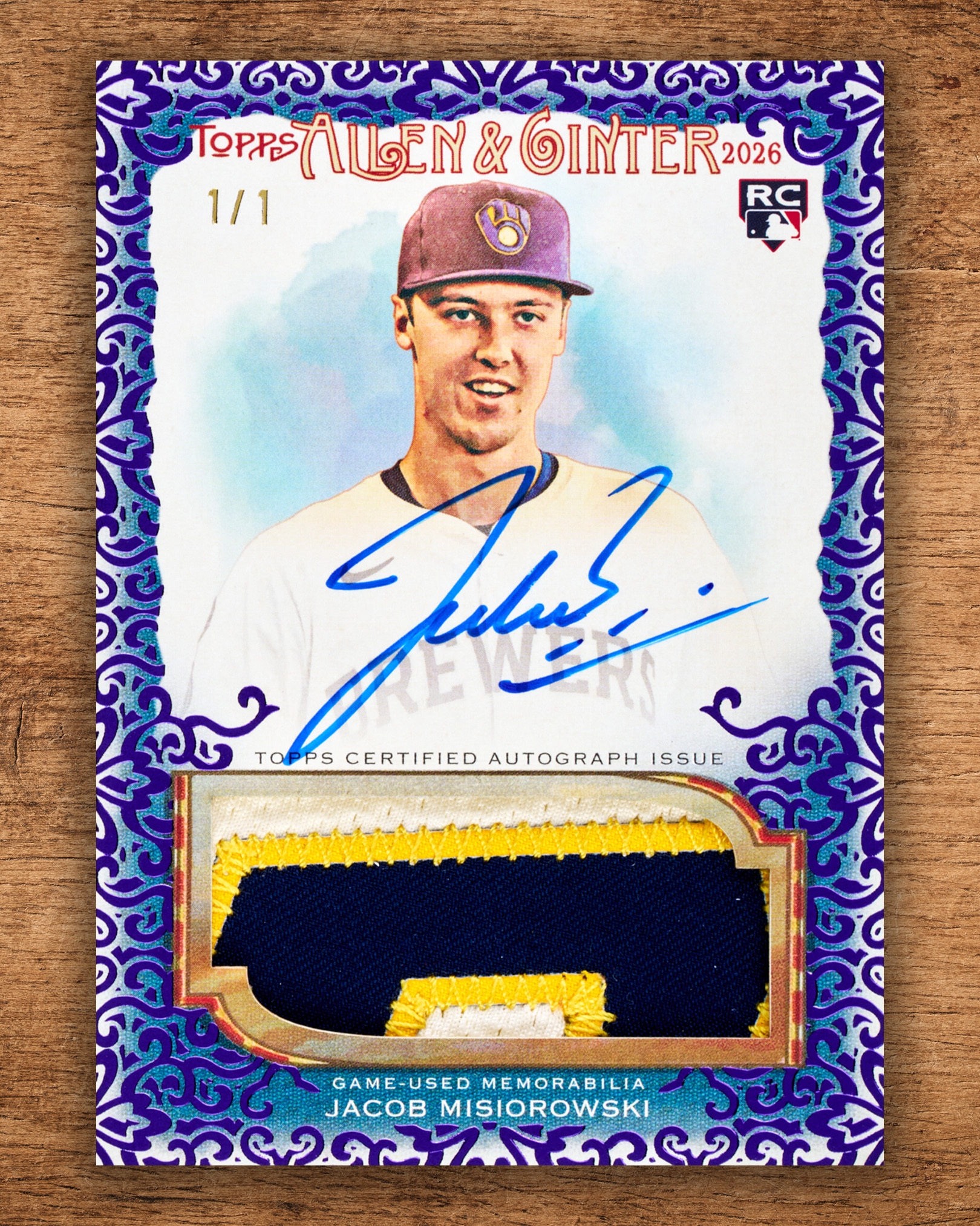 FIRST LOOK: Game-used relic autograph cards in 2026 Topps Allen