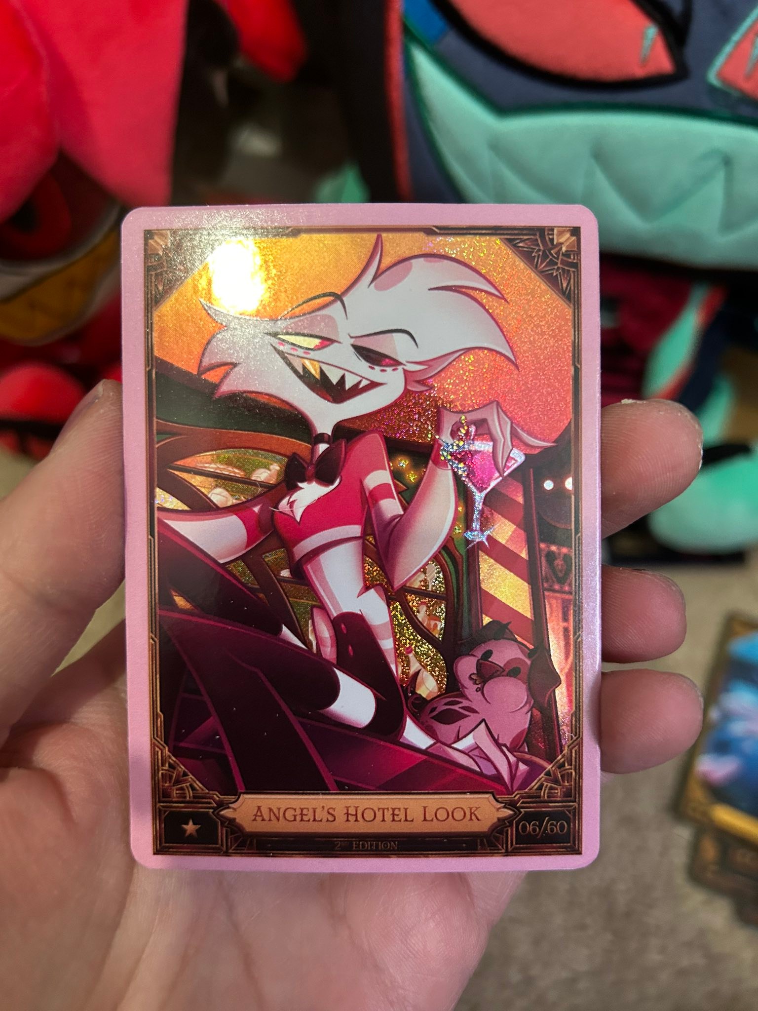 Disappointing Hazbin Hotel trading card pulls with mostly low rarity