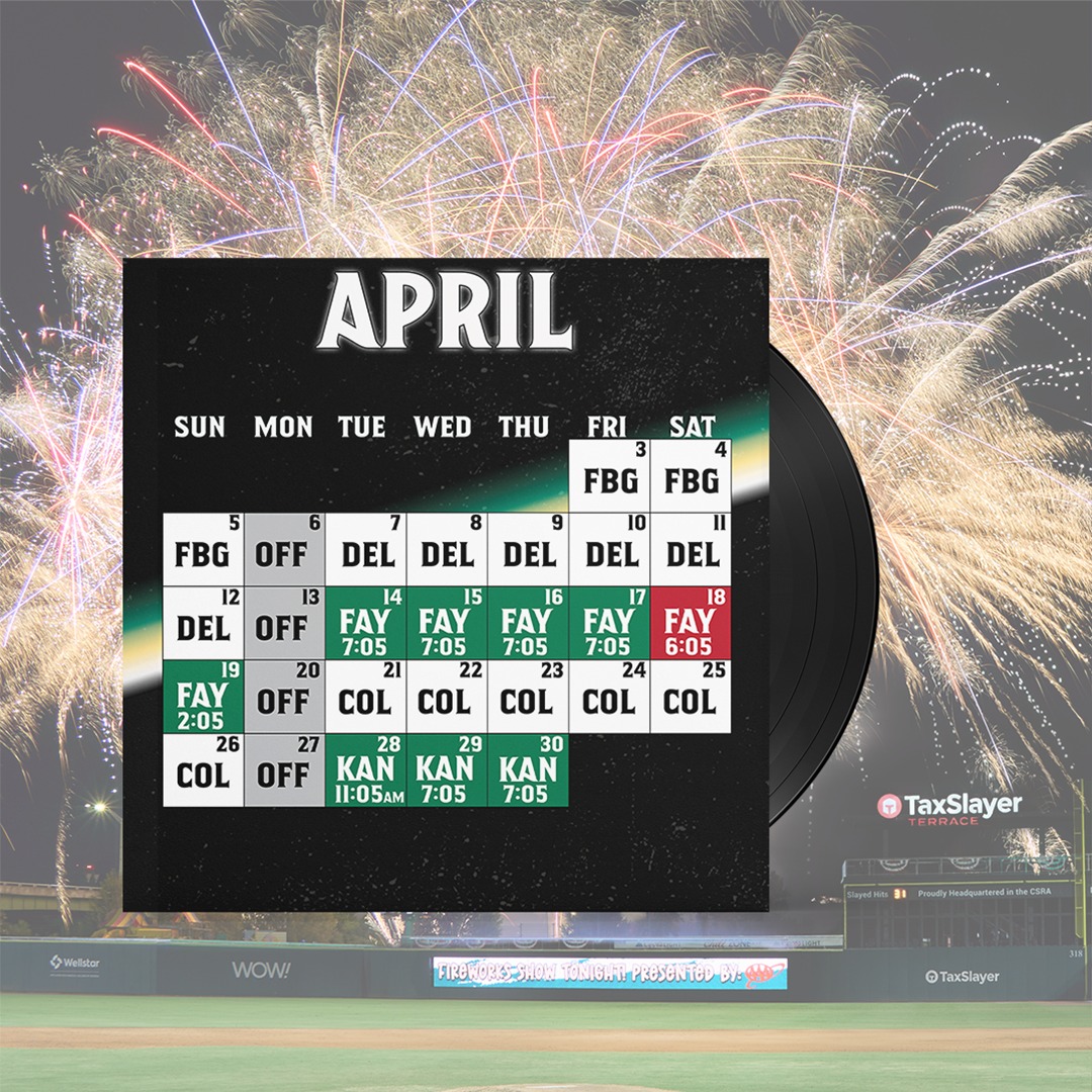 Save the dates, especially the ones... - Augusta GreenJackets | Facebook
