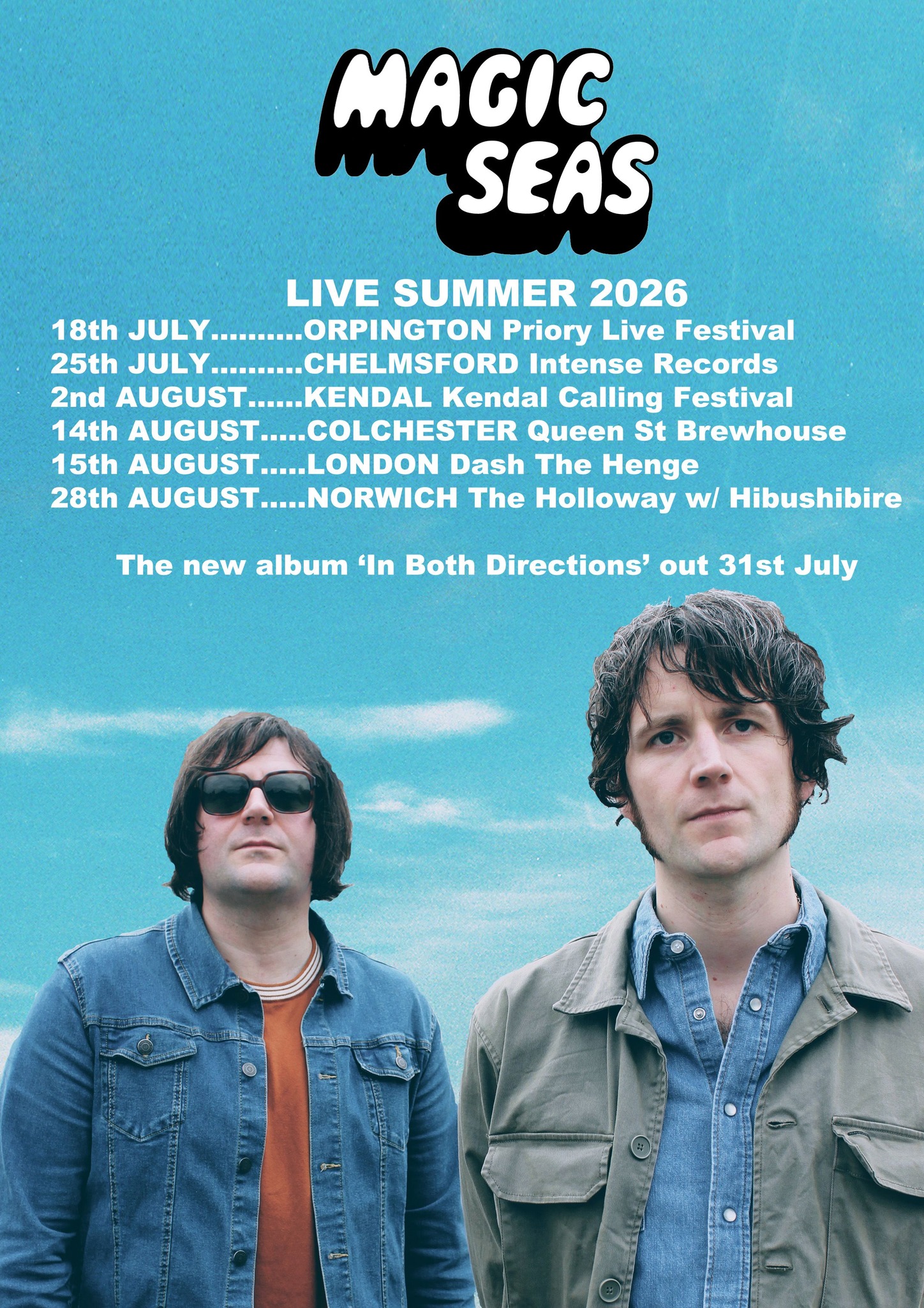 LIVE DATES FOR SUMMER 2026! 18th July Priorylivefestival 25th July 