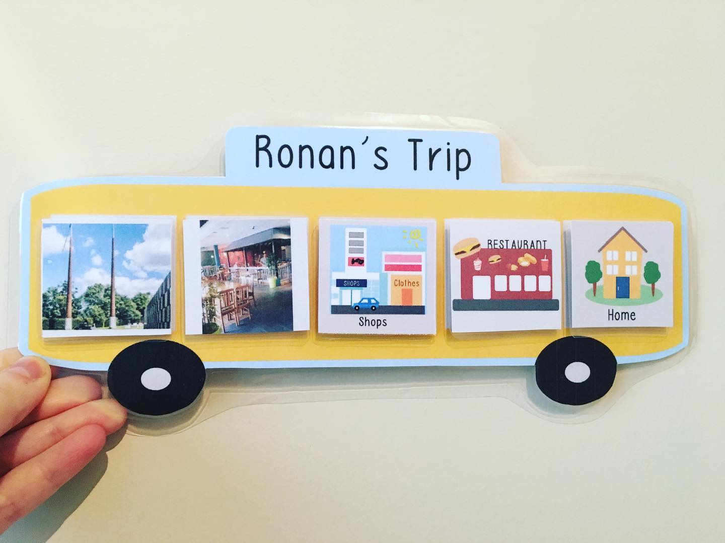 Arts & Charts - NEW Car Trip Visual Schedule with 5 Custom...