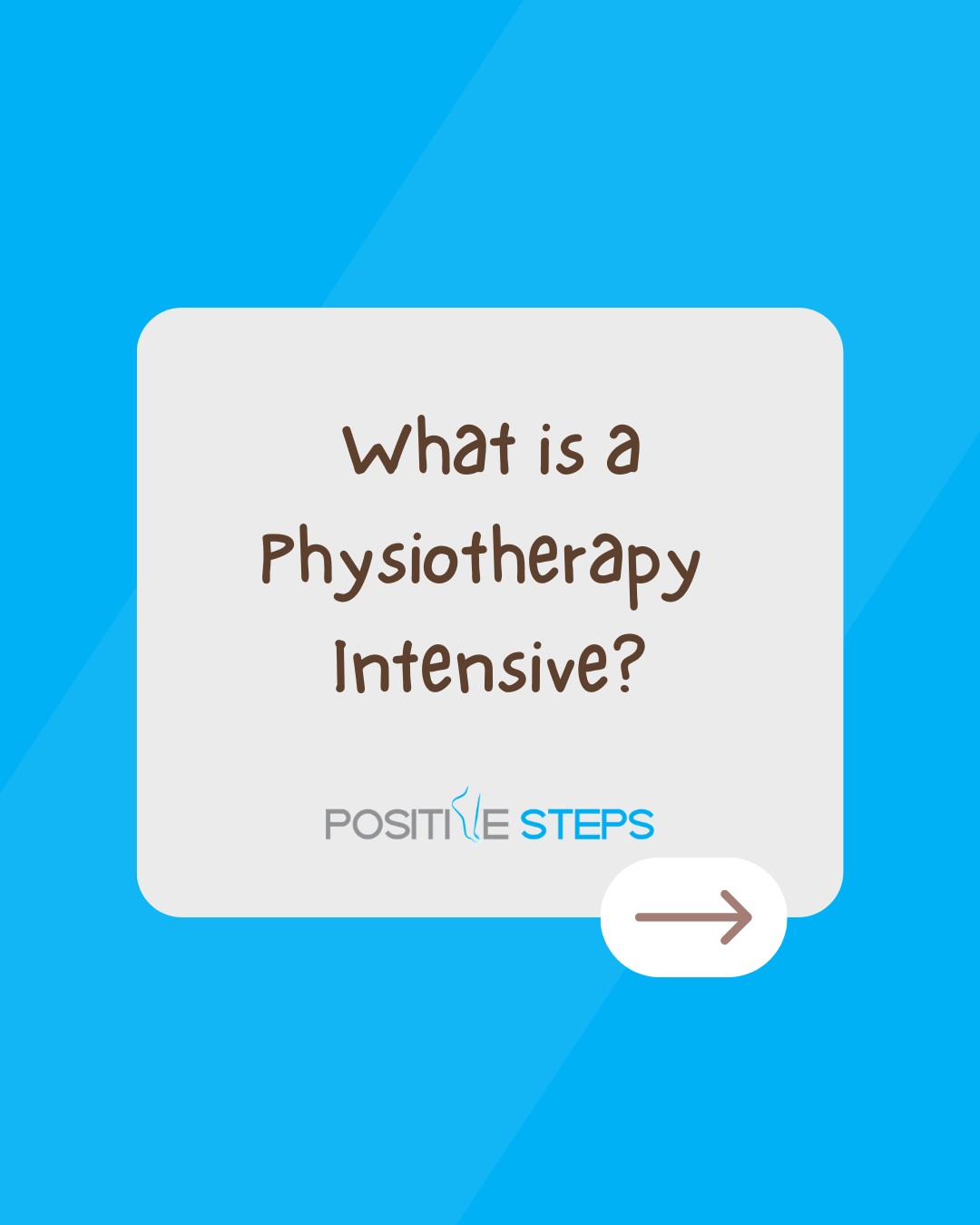 Physiotherapy Intensives... - Positive Steps Physiotherapy | Facebook