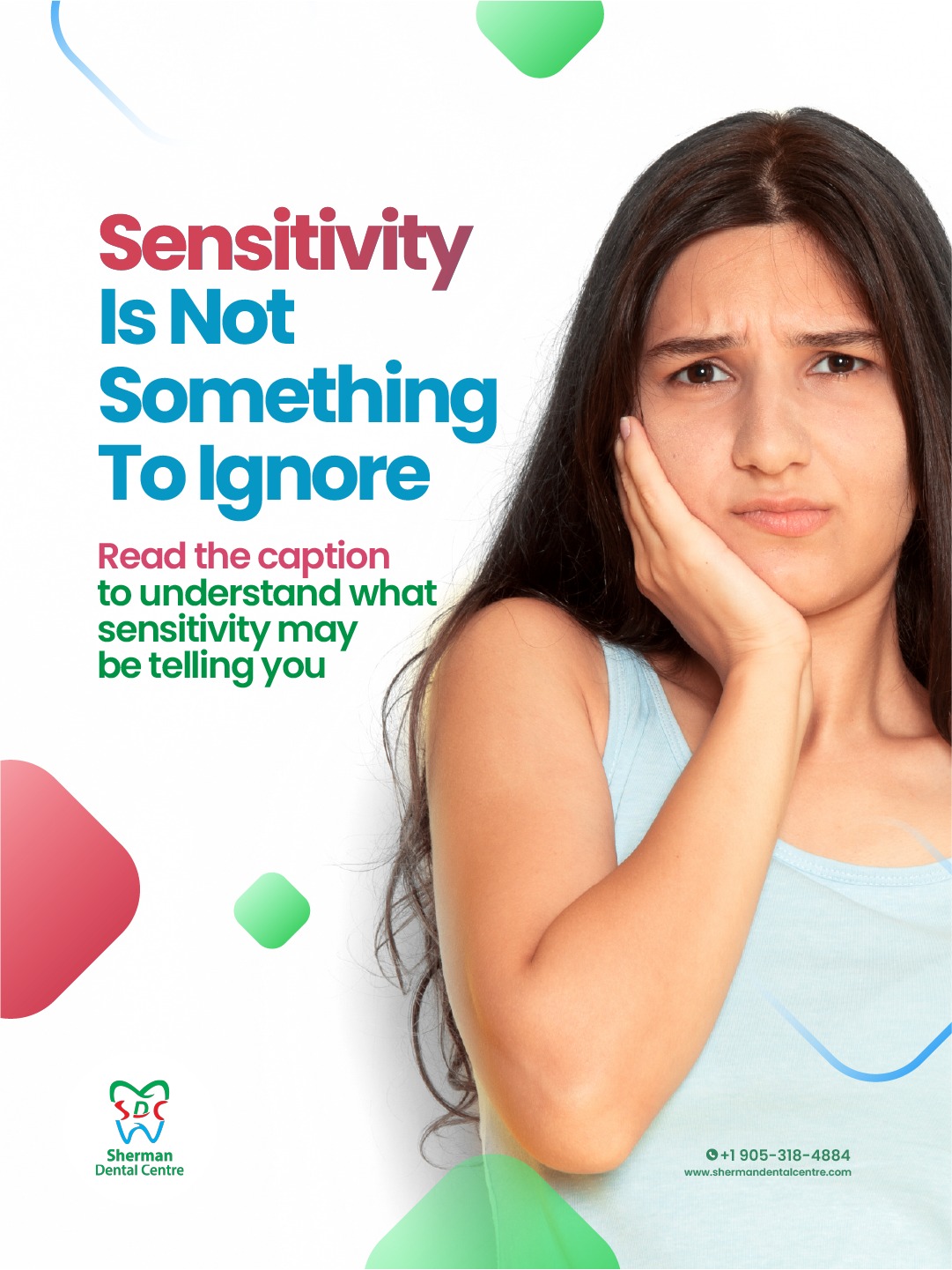 Sherman - Tooth sensitivity is often an early warning sign, not just a ...