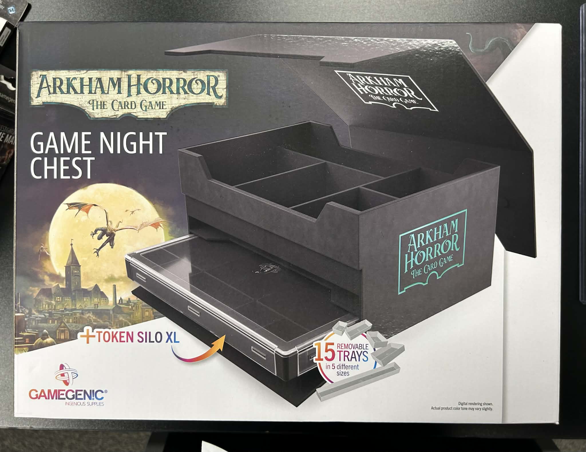 arkham horror the card game accessories LITKO Adventure Token Set Compatible with Horror Game (50) and 1 tray for your Mini Investigator Cards and Lead Investigator Token Arkham Horror LCG: Game Night