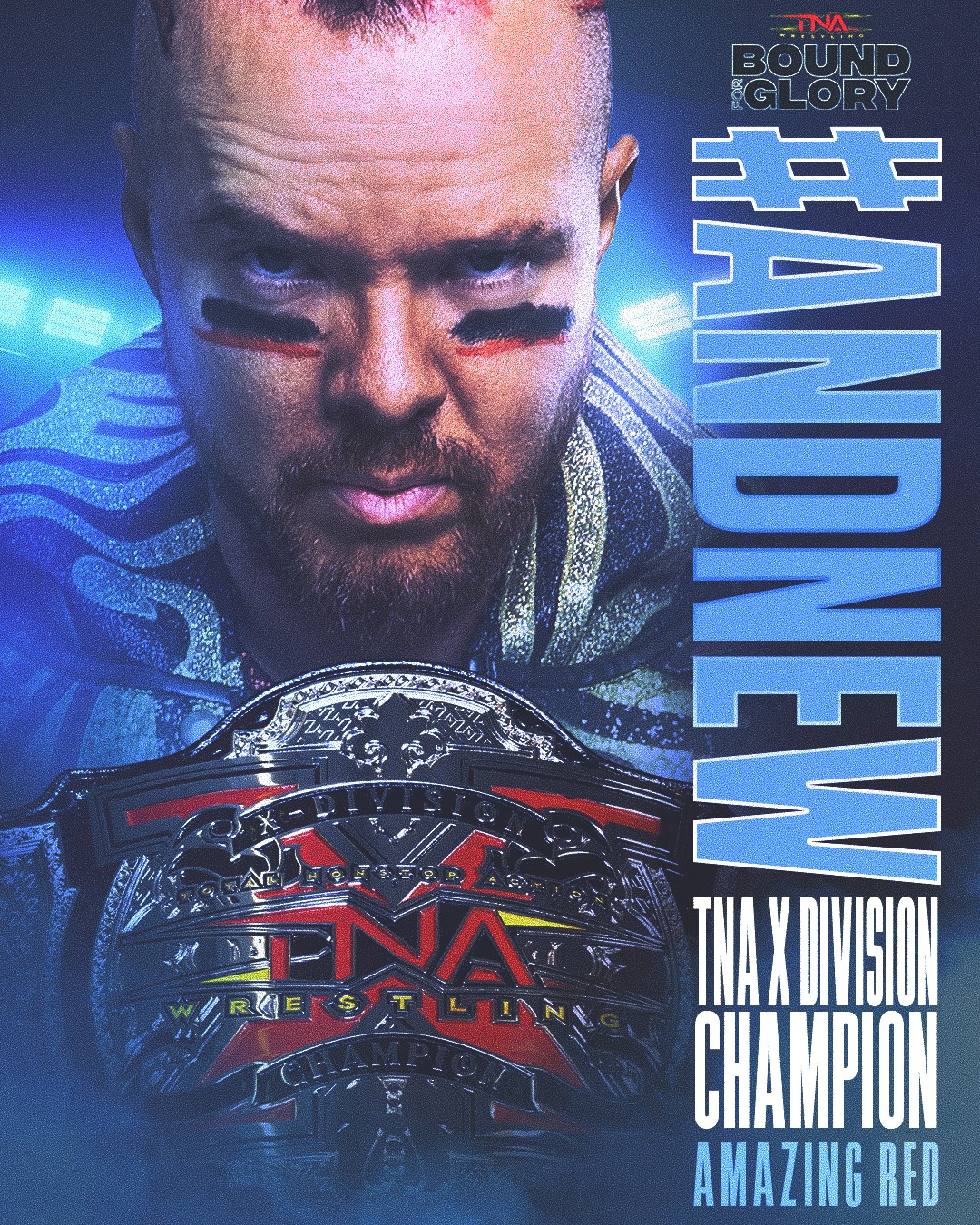 AND NEW X-Division Champion - the TNA Hall of Famer Amazing Red