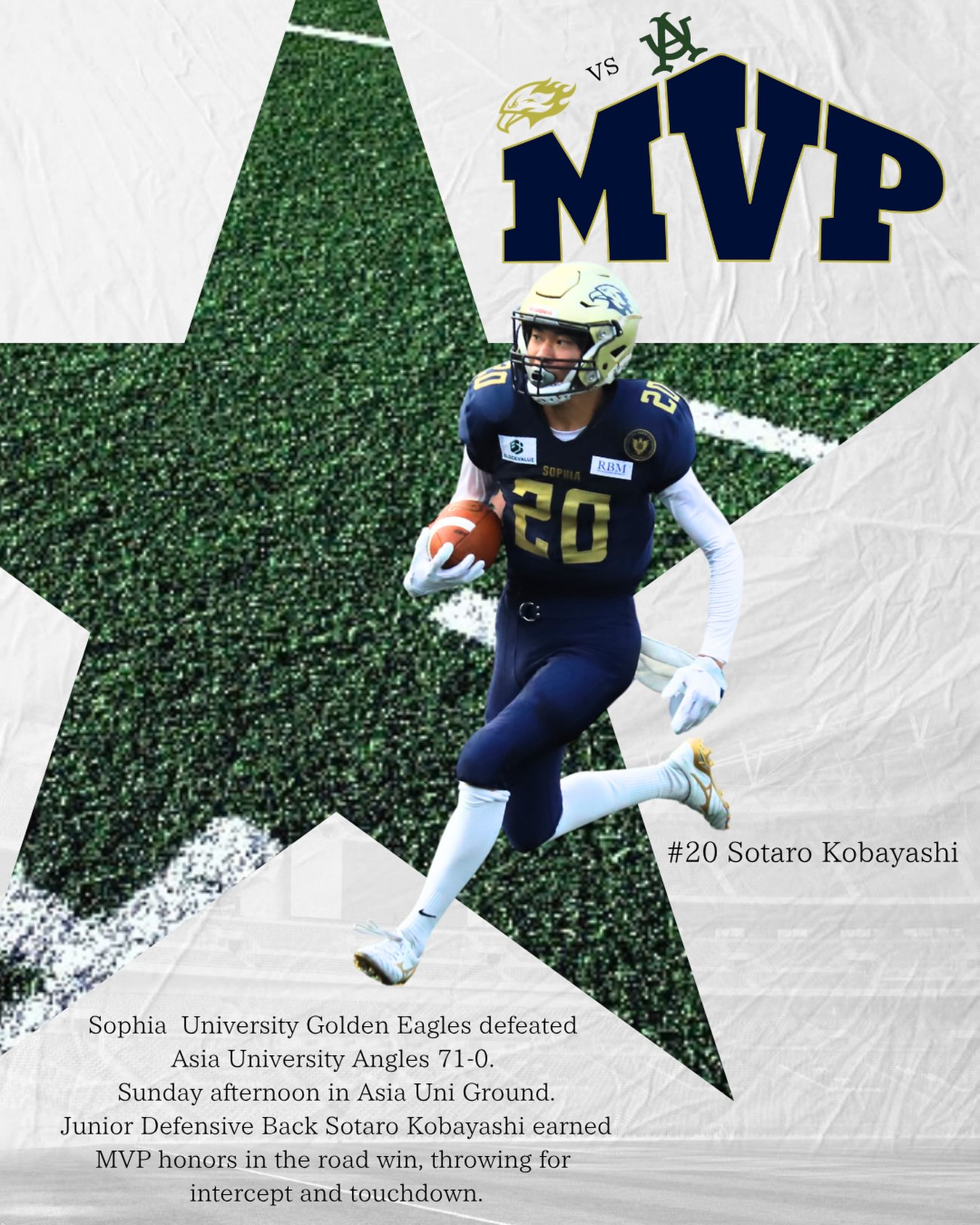 上智大学体育会アメリカンフットボール部 Golden Eagles