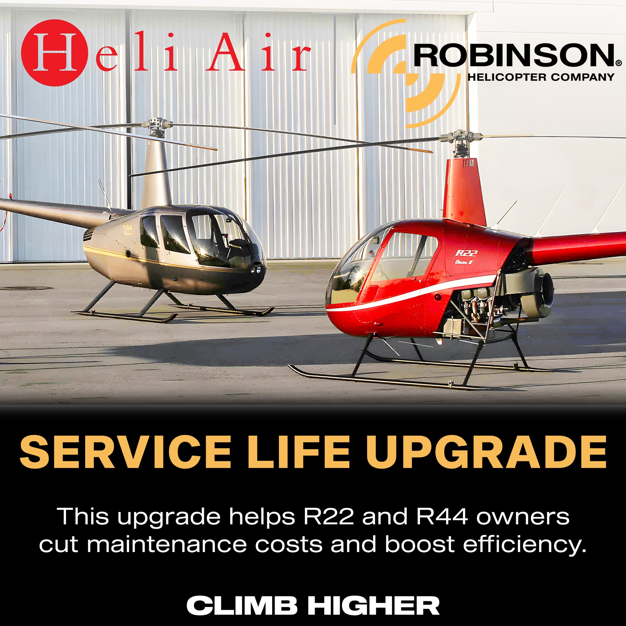 Heli - 🚁 R44 & R22 Rotor Blade Life Extended – More Flight Time, Less ...