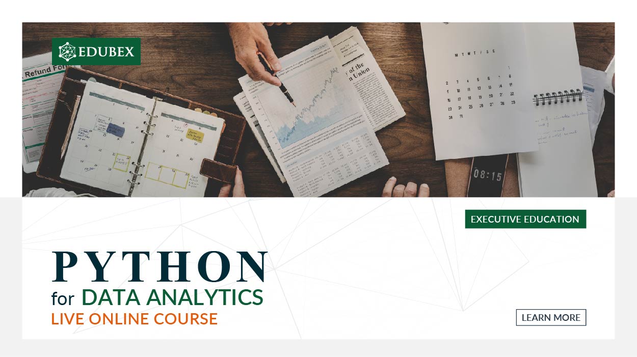 Edubex - Python for Data Analytics. LIVE Online Course....