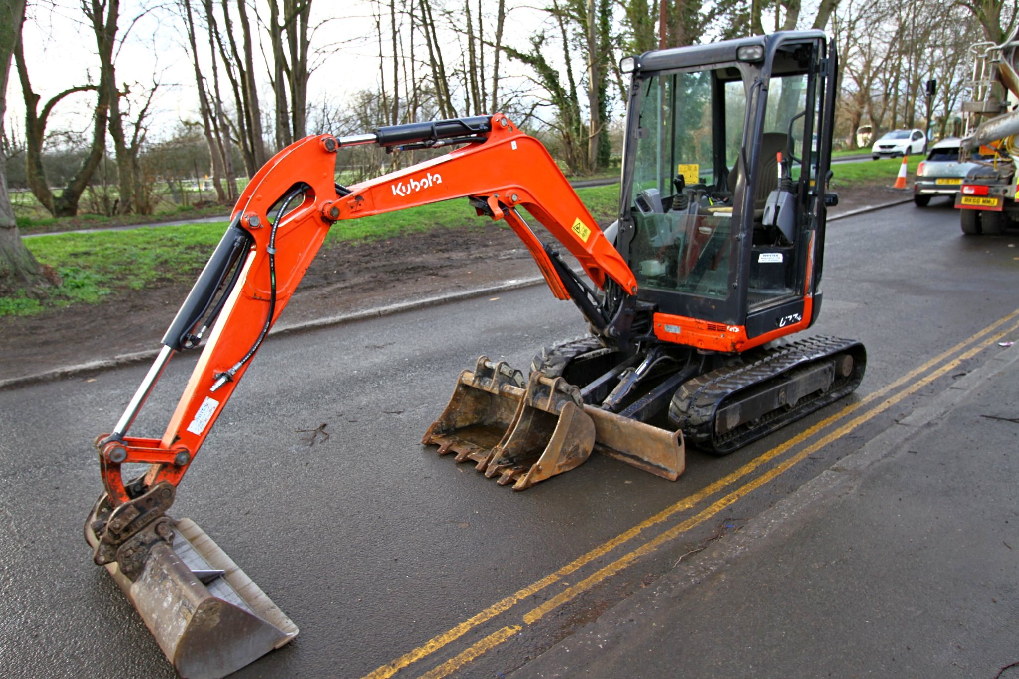 2018 KUBOTA U27-4 DIGGER ON TRACKS MACHINE jcb 3 cx takeuchi doosan ...