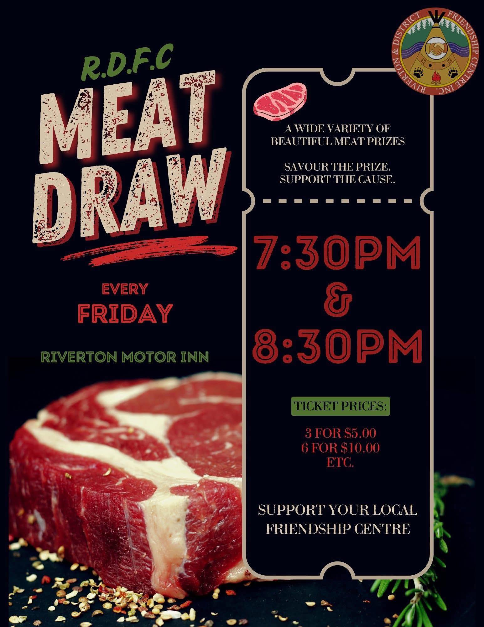 Riverton - THE MEAT DRAW RETURNS🥩🍗🔥 Starting tomorrow, join us EVERY ...