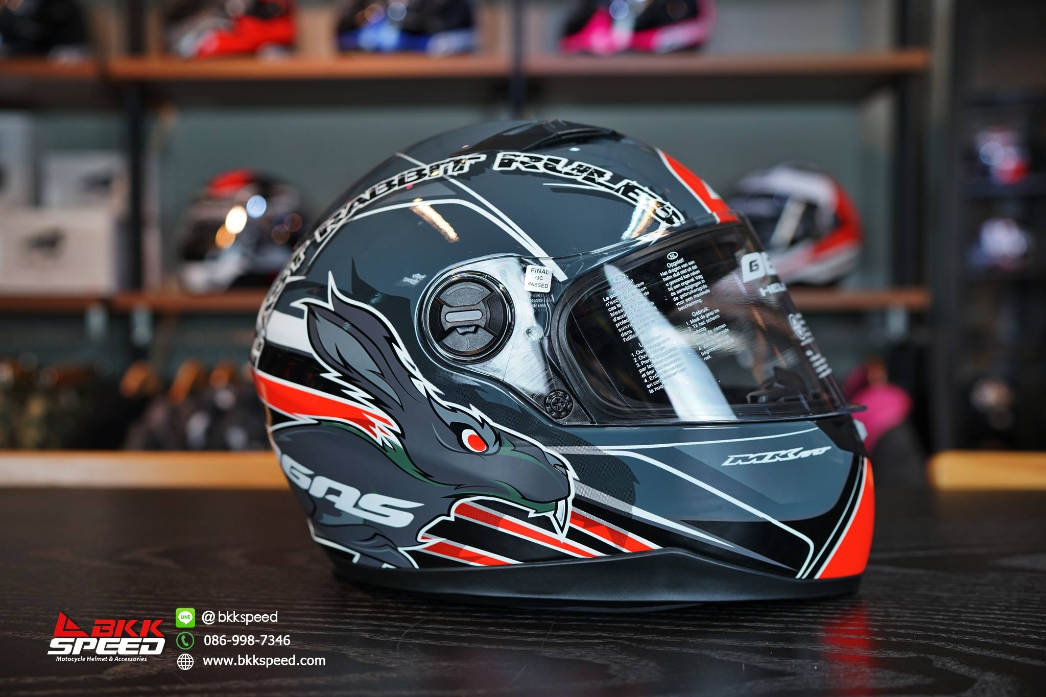 GAS Rabbit RED 2900 บาท เท่านั้น... - BKKspeed หมวกกันน็อค