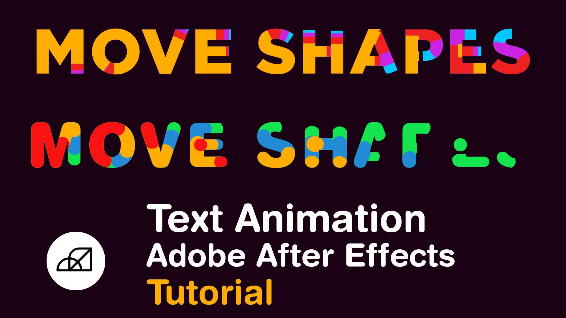 Move Shapes - Text Path Animation in After Effects - After...