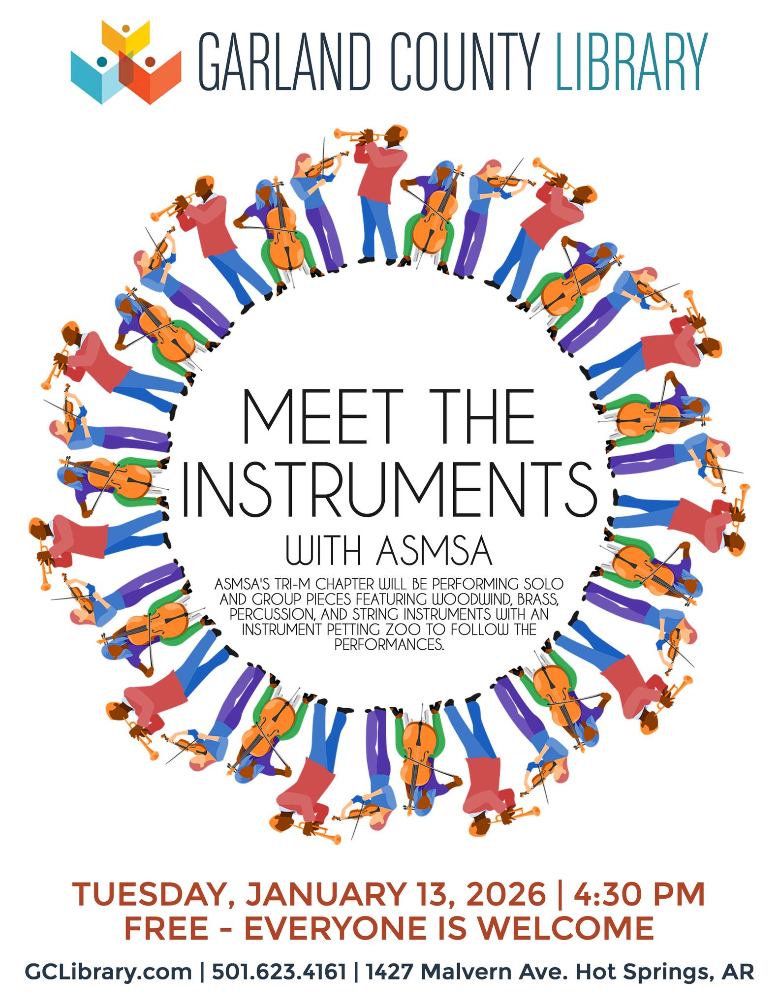 Meet the Instruments with ASMSA [All Ages]