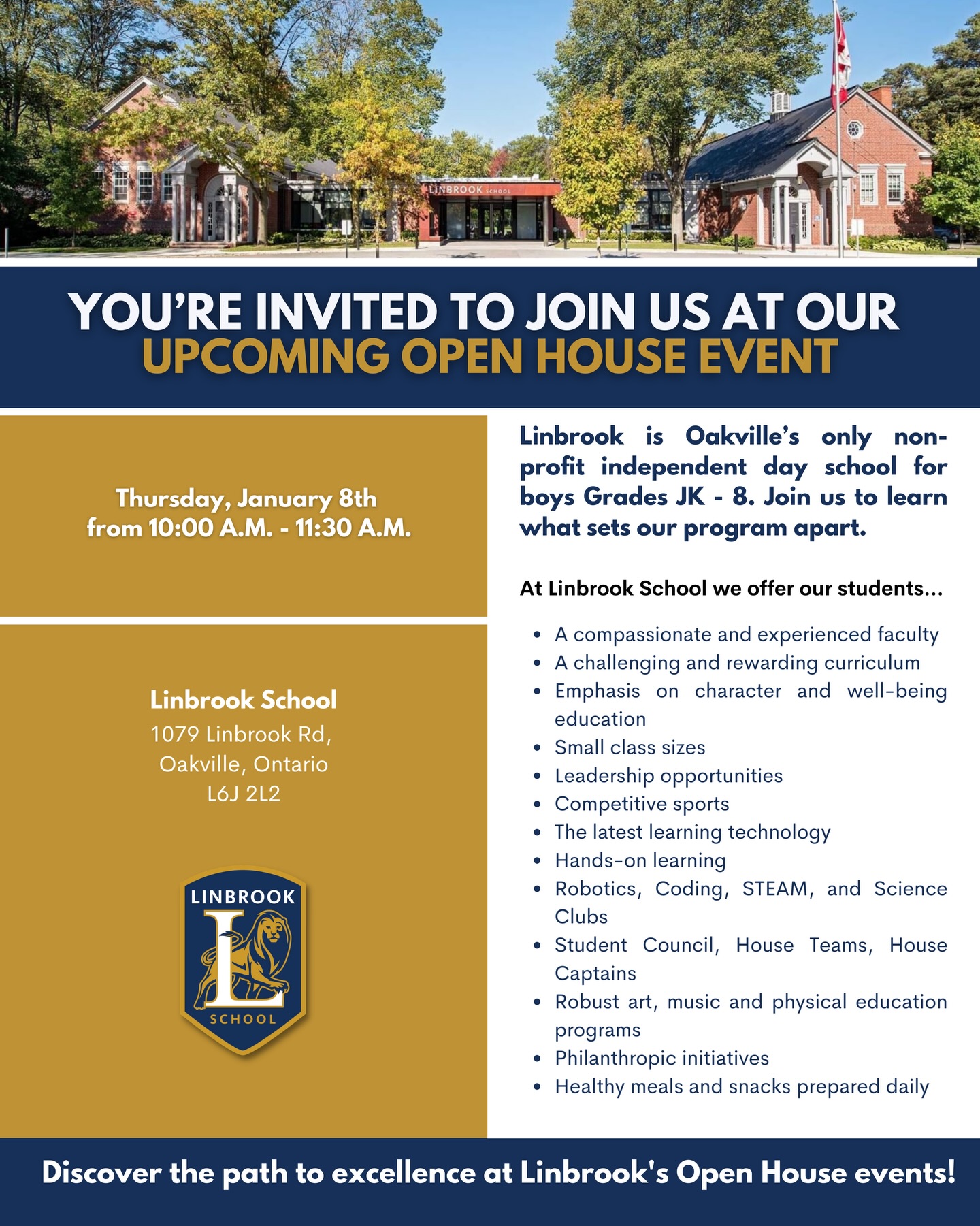 Linbrook School | Oakville ON