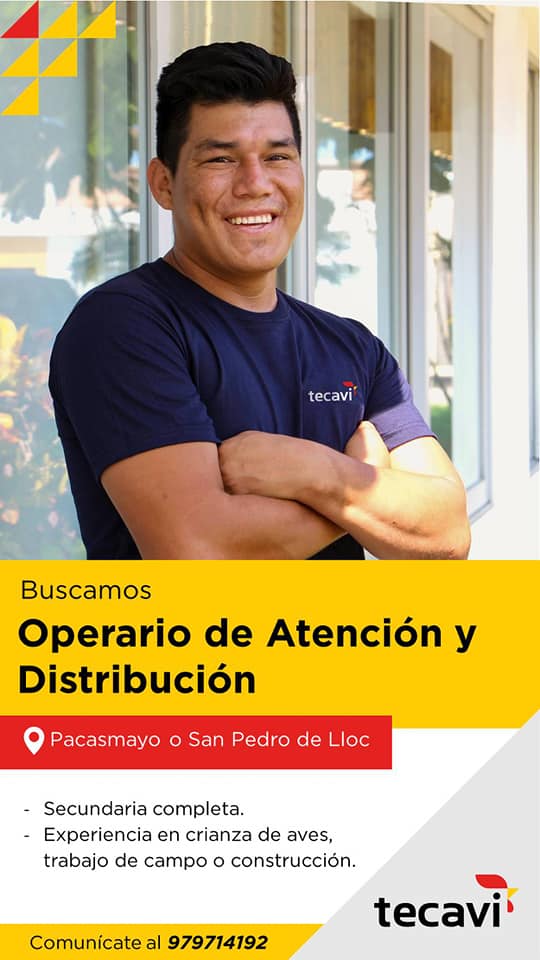 Tecavi - 📢 ¡OPORTUNIDAD DE TRABAJO! 📢 Somos Tecavi, un... | Facebook