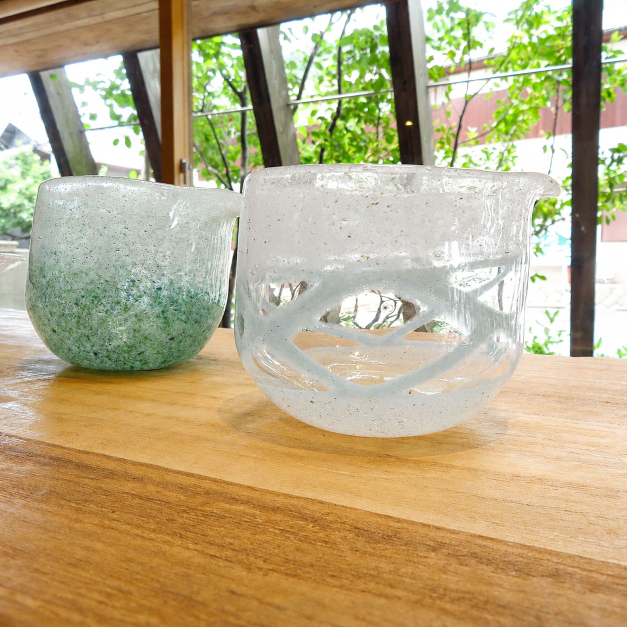 新品2026年作】吉野瞬 波模様 飯碗 2つセット 陶器 作家物 明日から