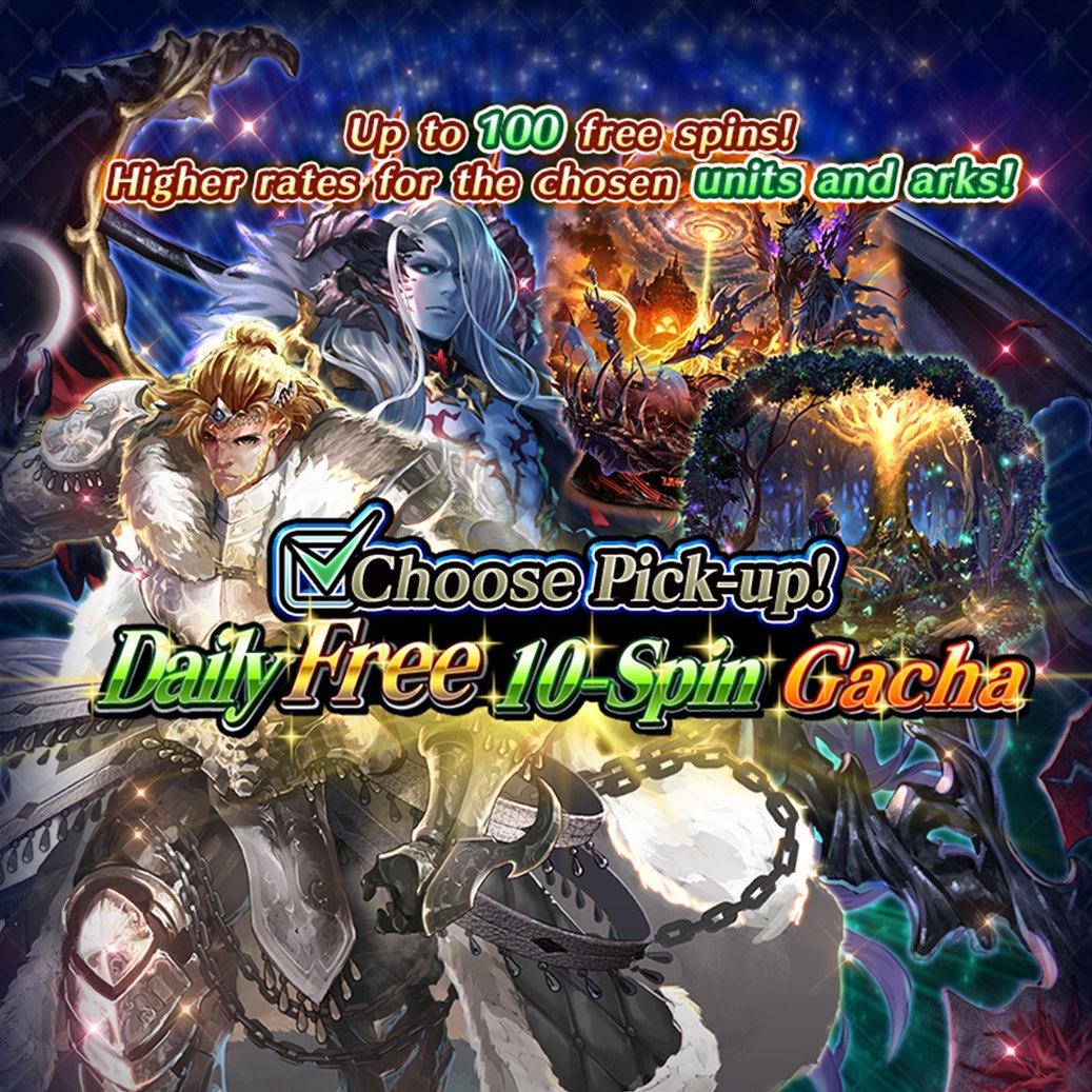 Last - Get up to 100 FREE Gacha spins!🔥 The Choose Pick-up Daily