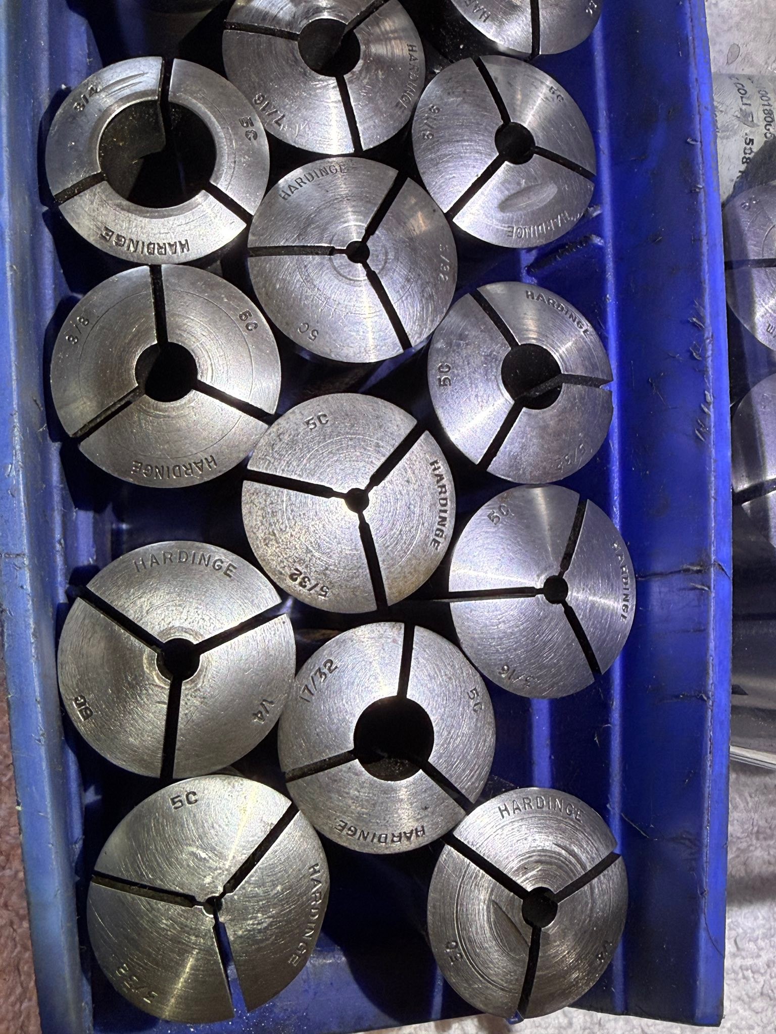 Machines Used | Hardinge 5C Collets with Rack