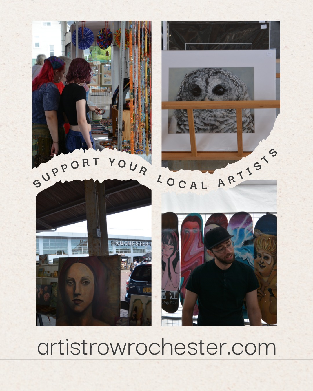 Artist Row at the Rochester Public Market