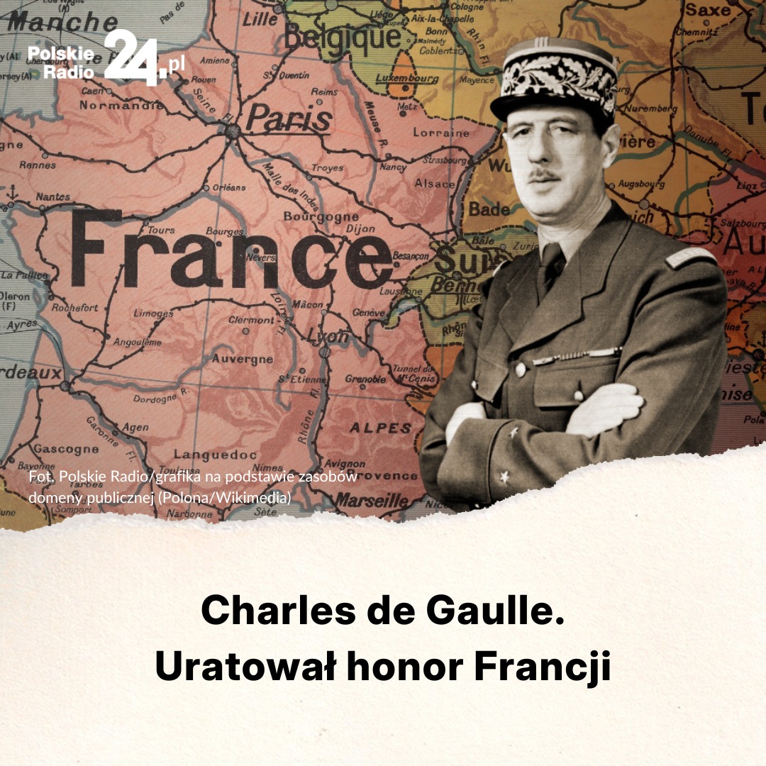 Polskie - Charles de Gaulle, francuski generał i mąż stanu, zmarł 9 ...