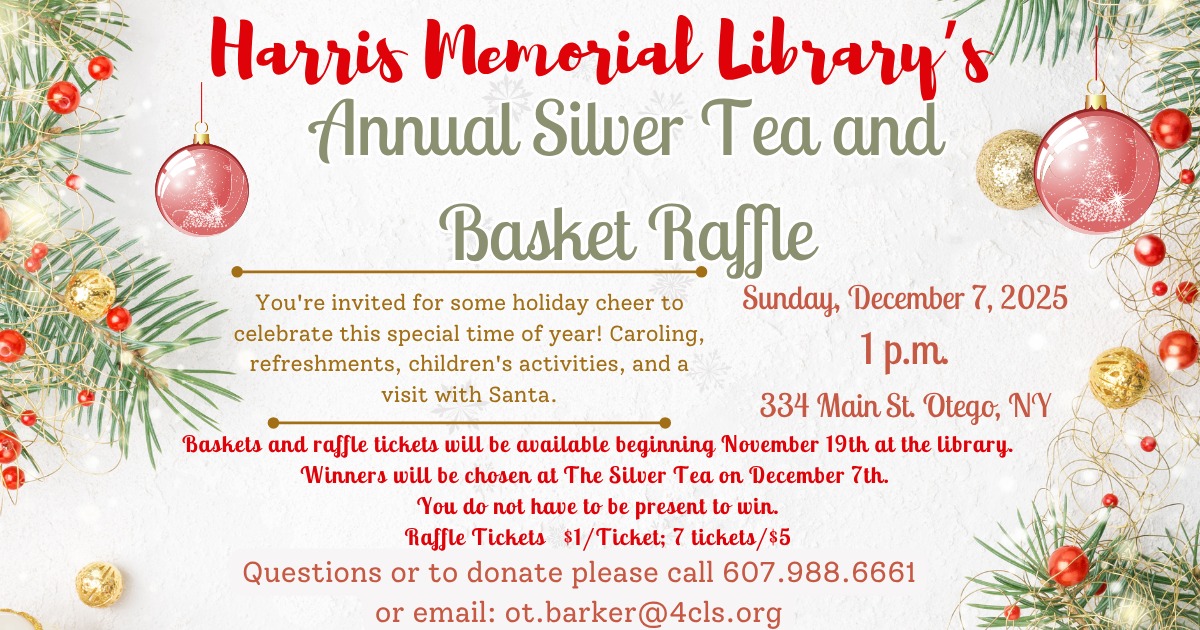 Annual Silver Tea and Basket Raffle