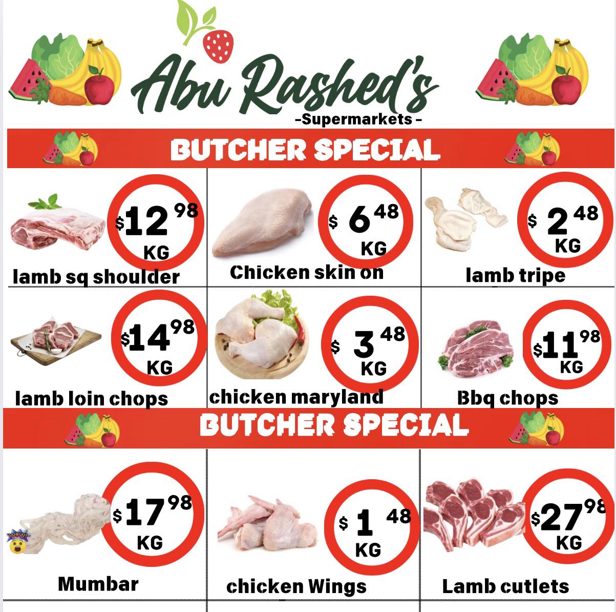 Abu - Abu Rashed’s Monday Madness 💥 🥩From 13-10-25 till 13-10-25 💥 🍏 ...
