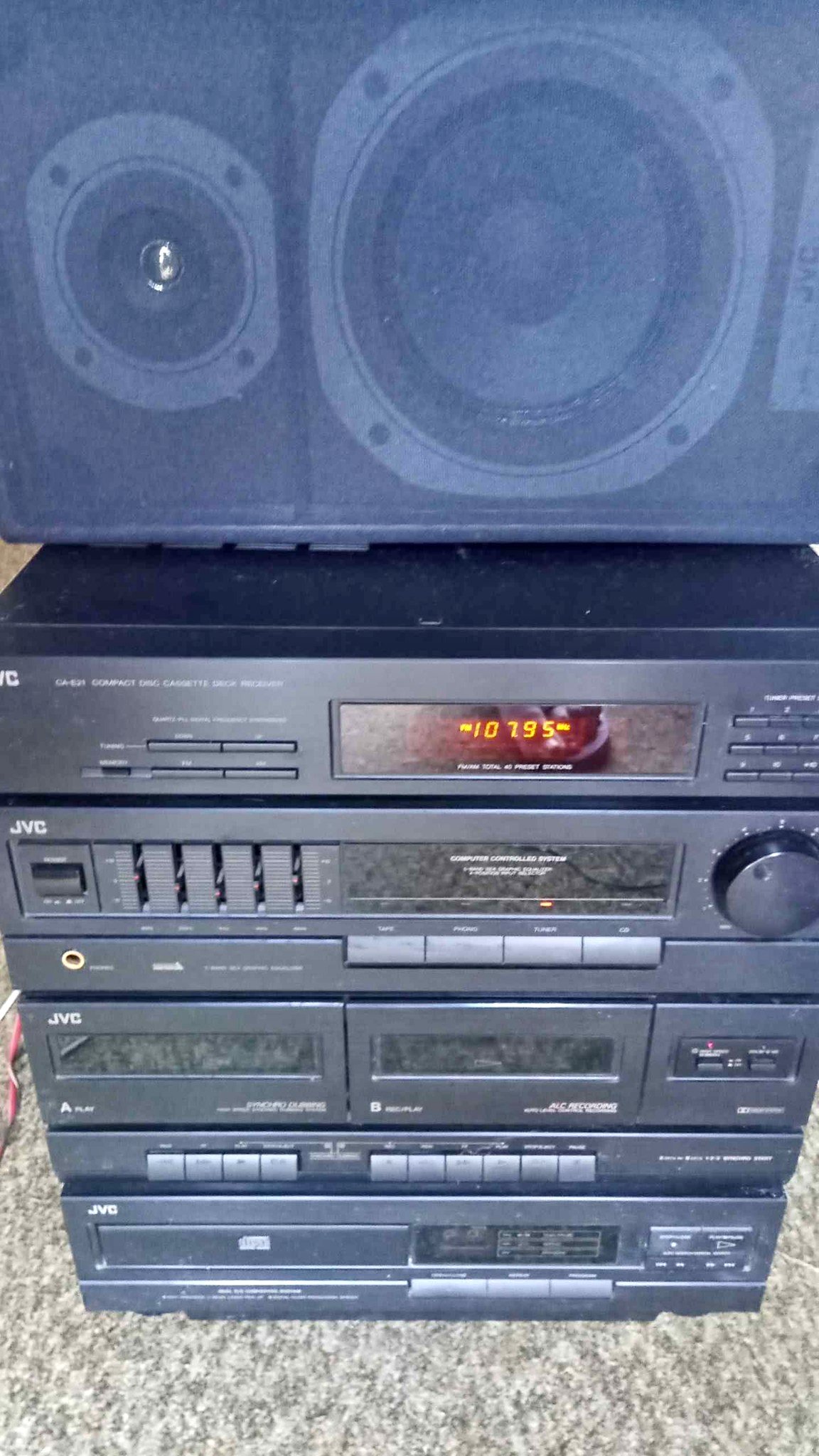 Sound system JVC with one speaker at Hurstville - Home Theater Systems ...