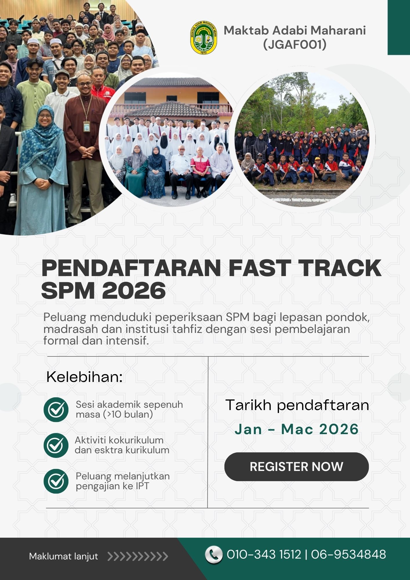 Maktab Adabi Maharani - Fast Track SPM
