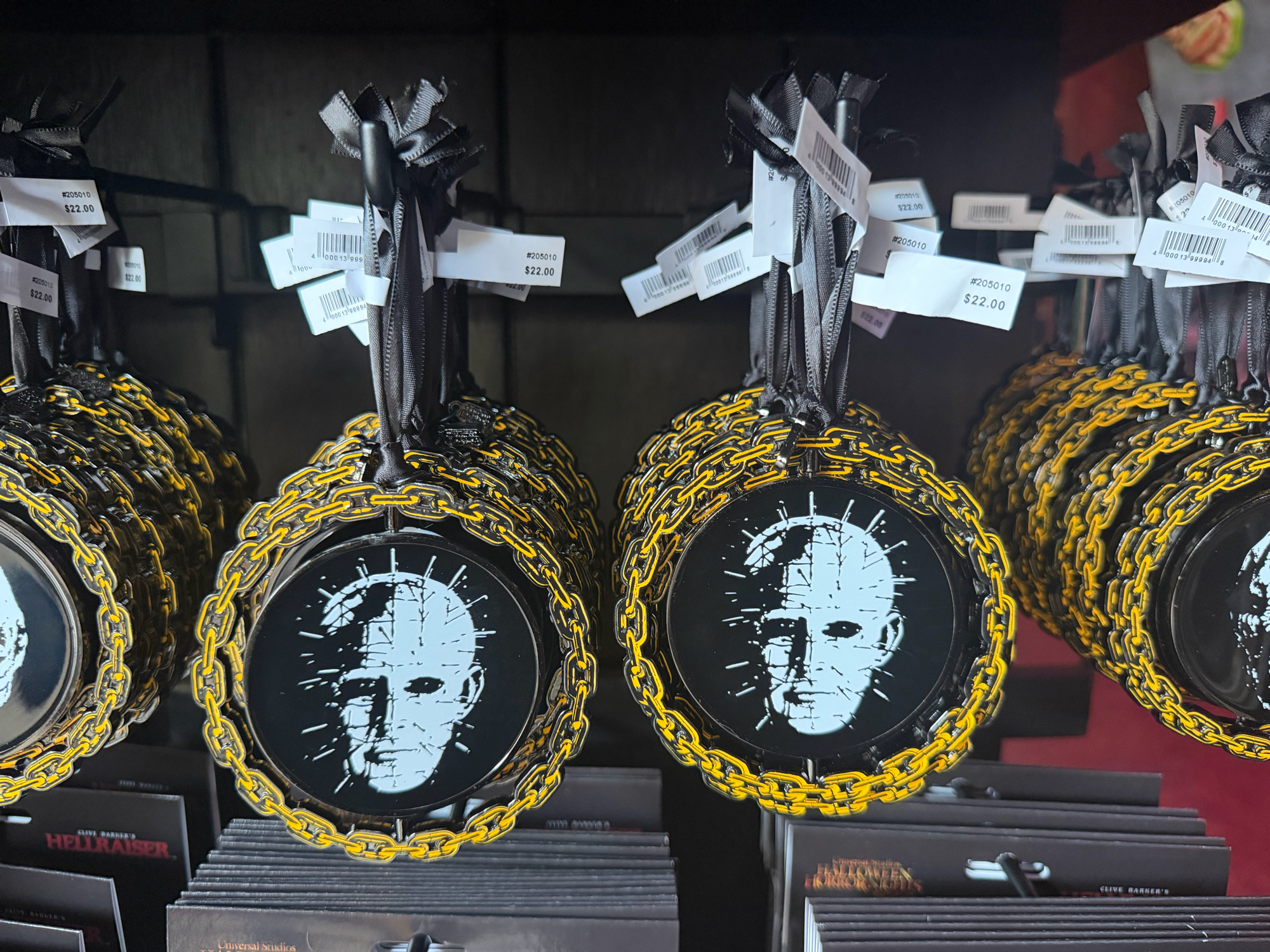 Hellraiser merchandise available featuring the announcement