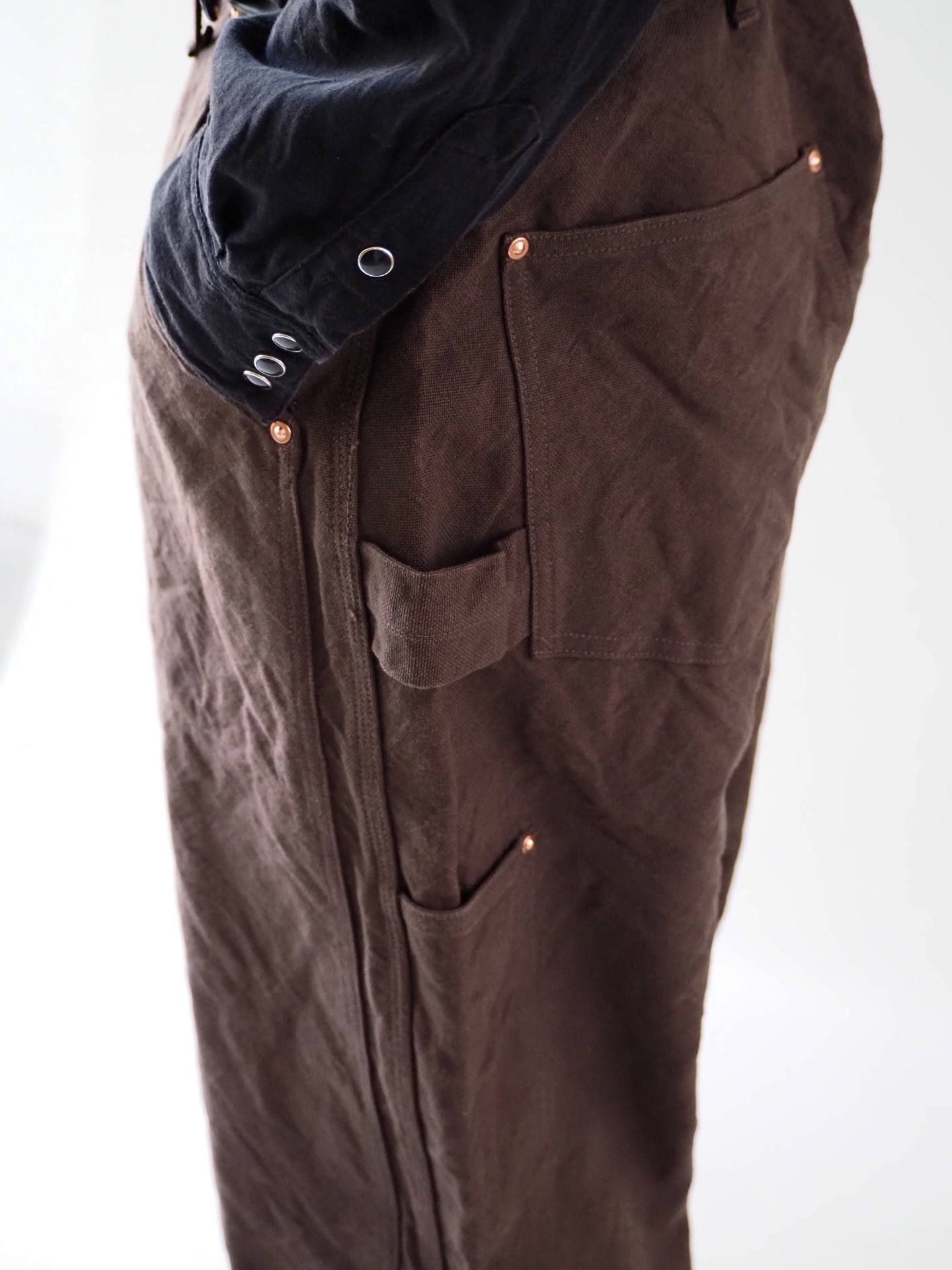 COMOLI A03-01028 カシミヤシルク フロックコート color:BLACK size:2 
