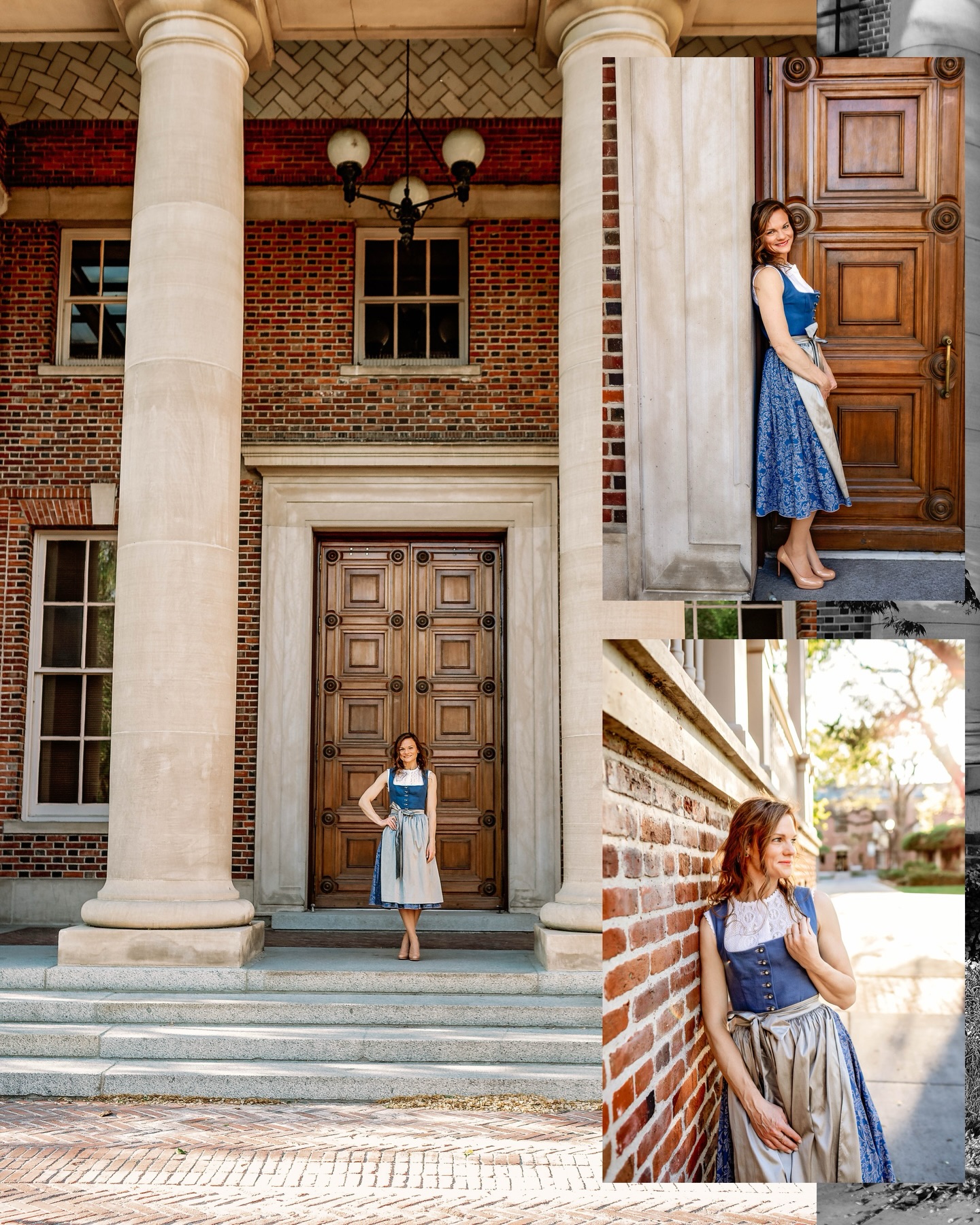 graduation photoshoot dresses Reno with traditional German dress Size 3
