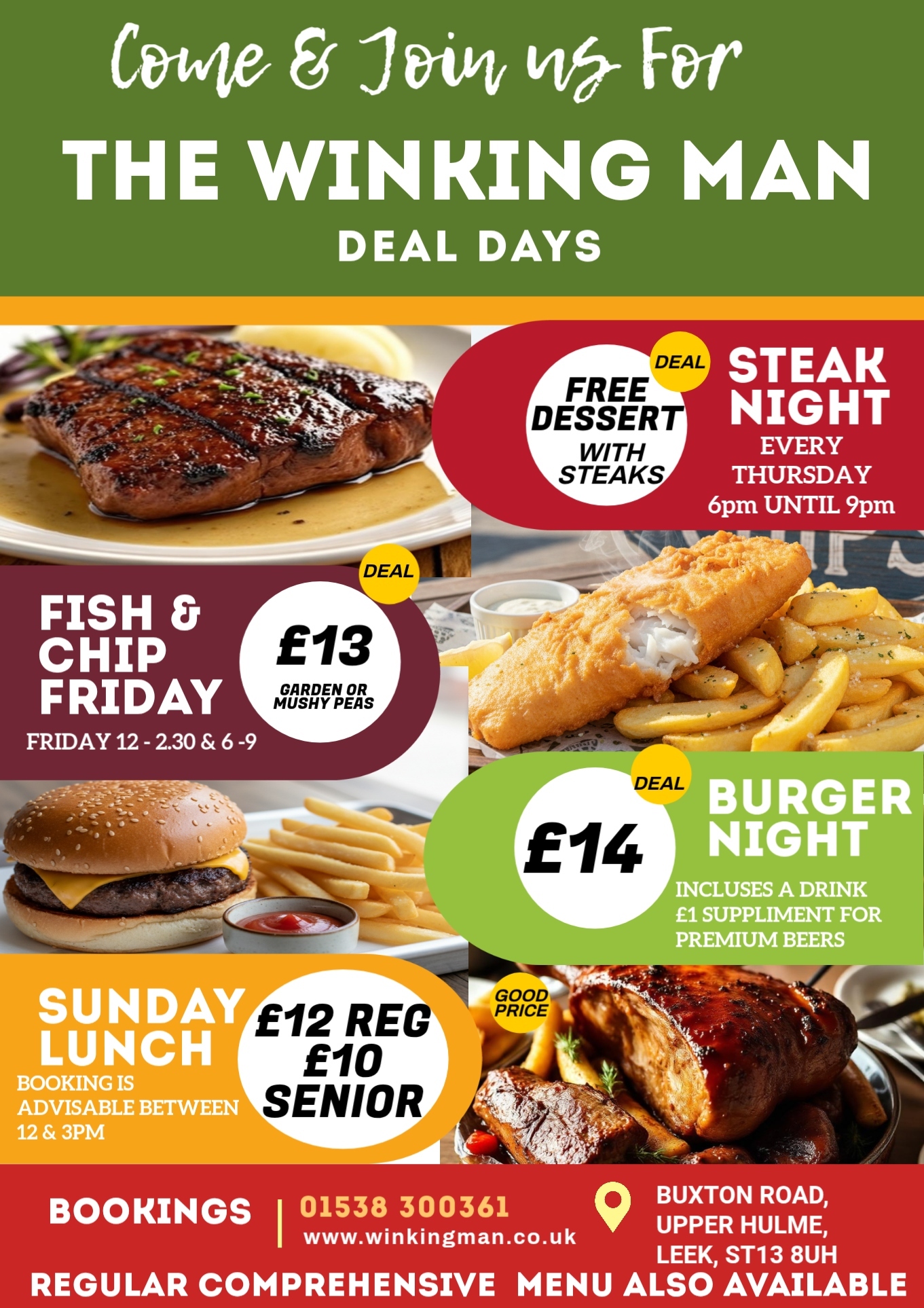 🍴 OUR NEW LUNCH MENU HAS... - The Red Lion Tedburn St Mary | Facebook