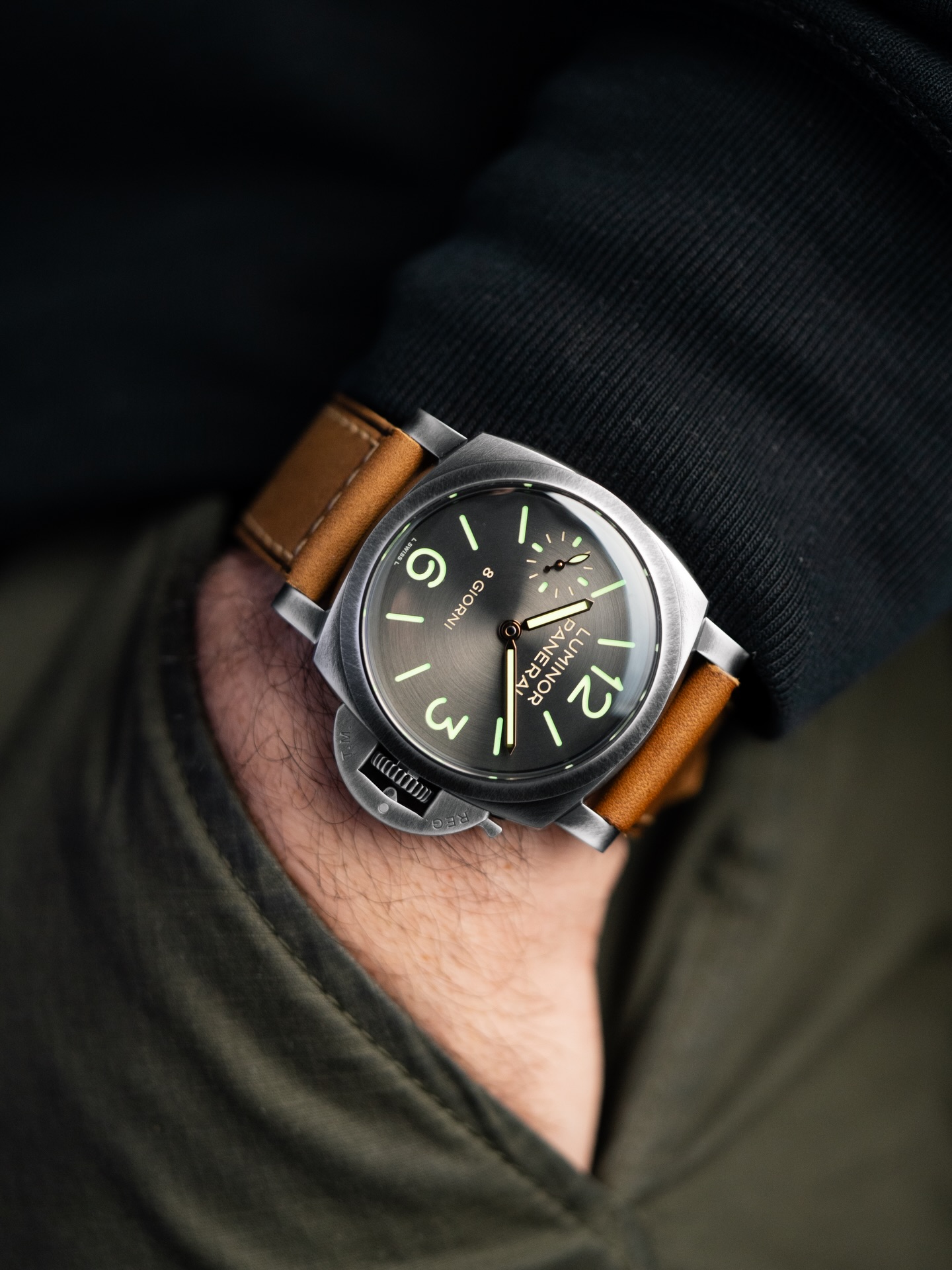 PANERAI SLICE OF TIME 掛け時計 PANERAI SLICE OF TIME 掛け時計 PANERAI SLICE OF TIME 掛け時計