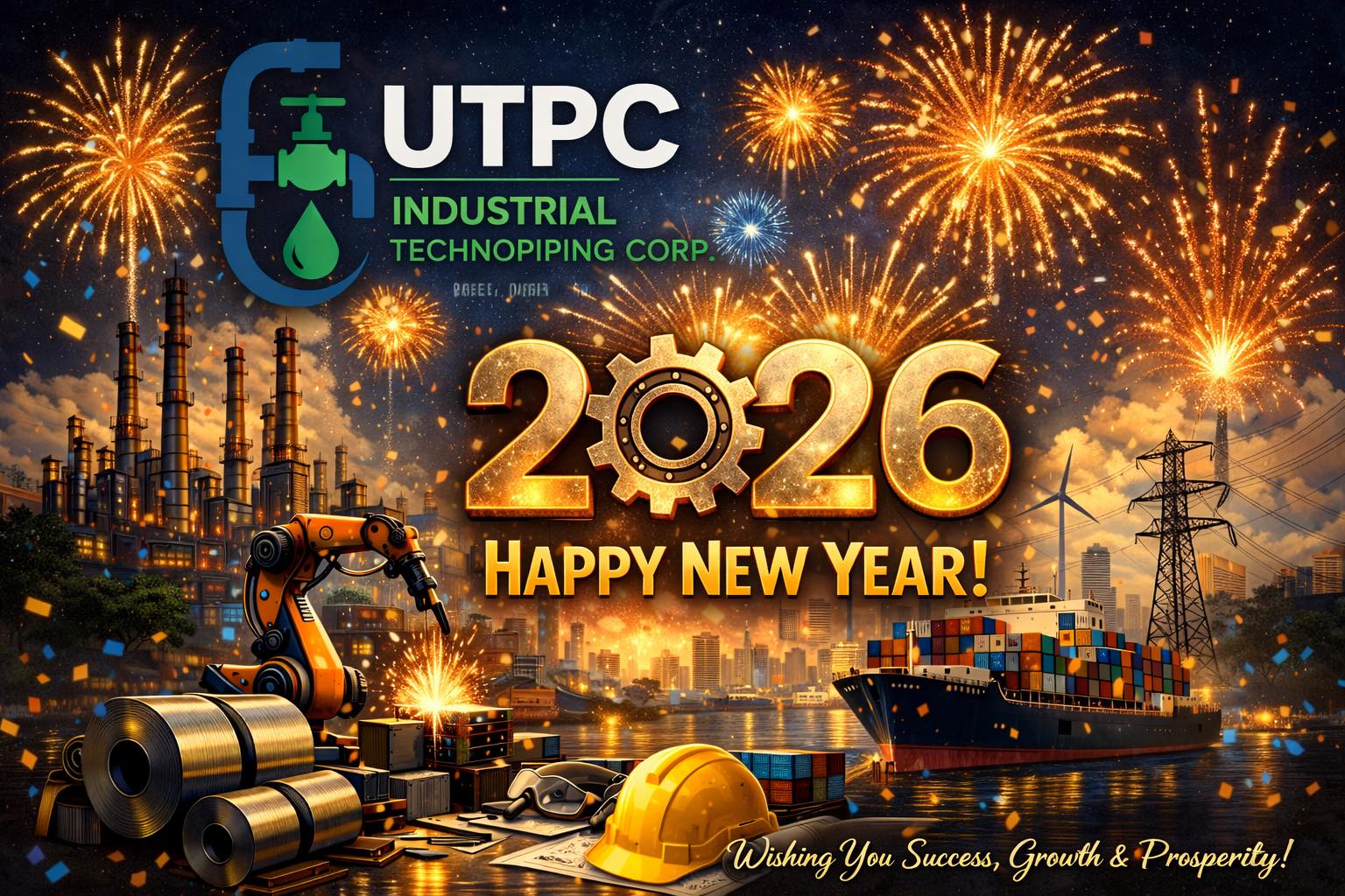 Welcome 2026!... - UTPC Industrial Technopiping Corporation | Facebook