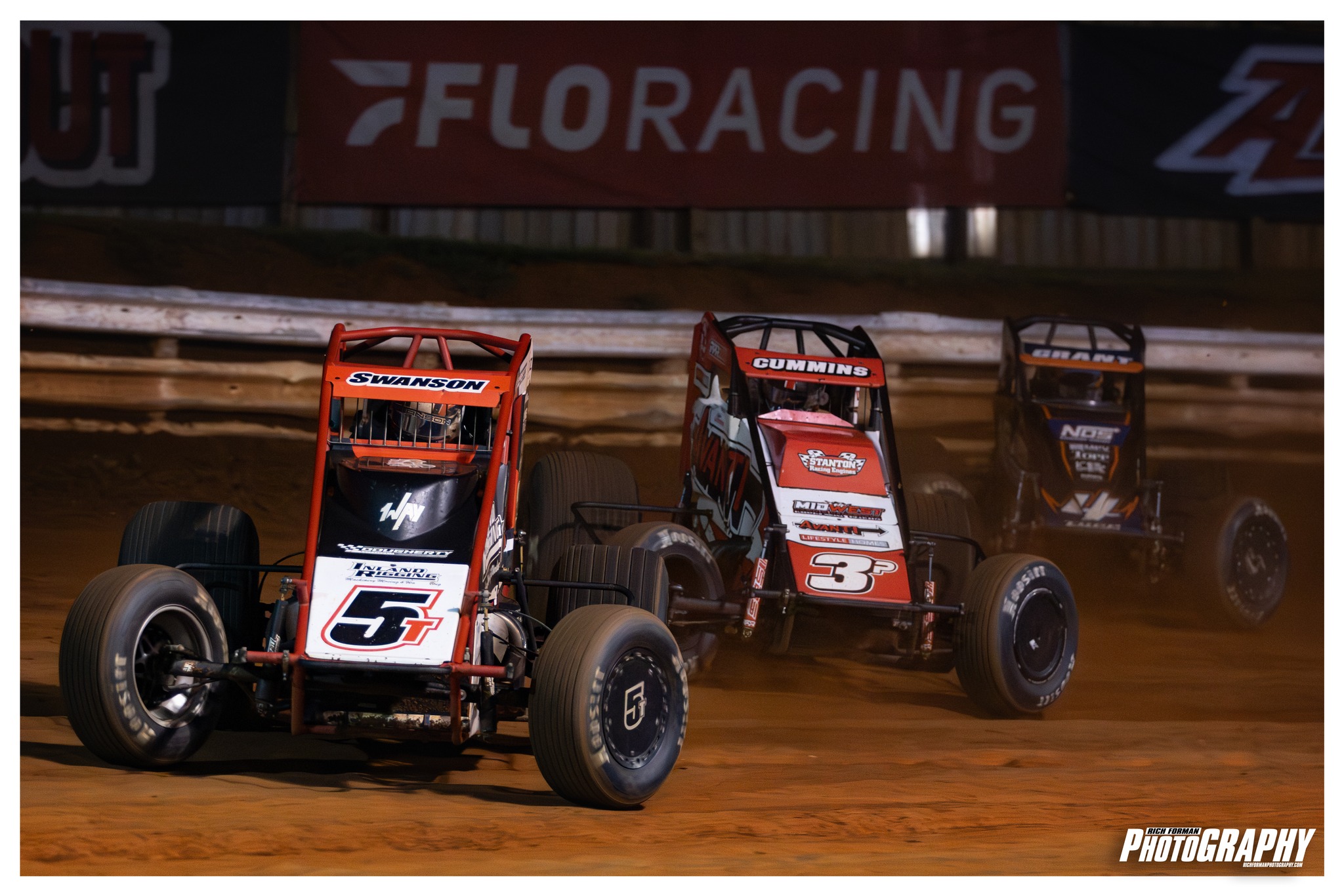 Rich - Do you like your sprint cars backed in? Jake Swanson, Kyle ...