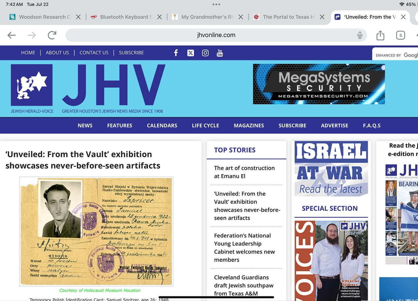 📣 We’re proud to share that... - Rice Jewish Studies | Facebook