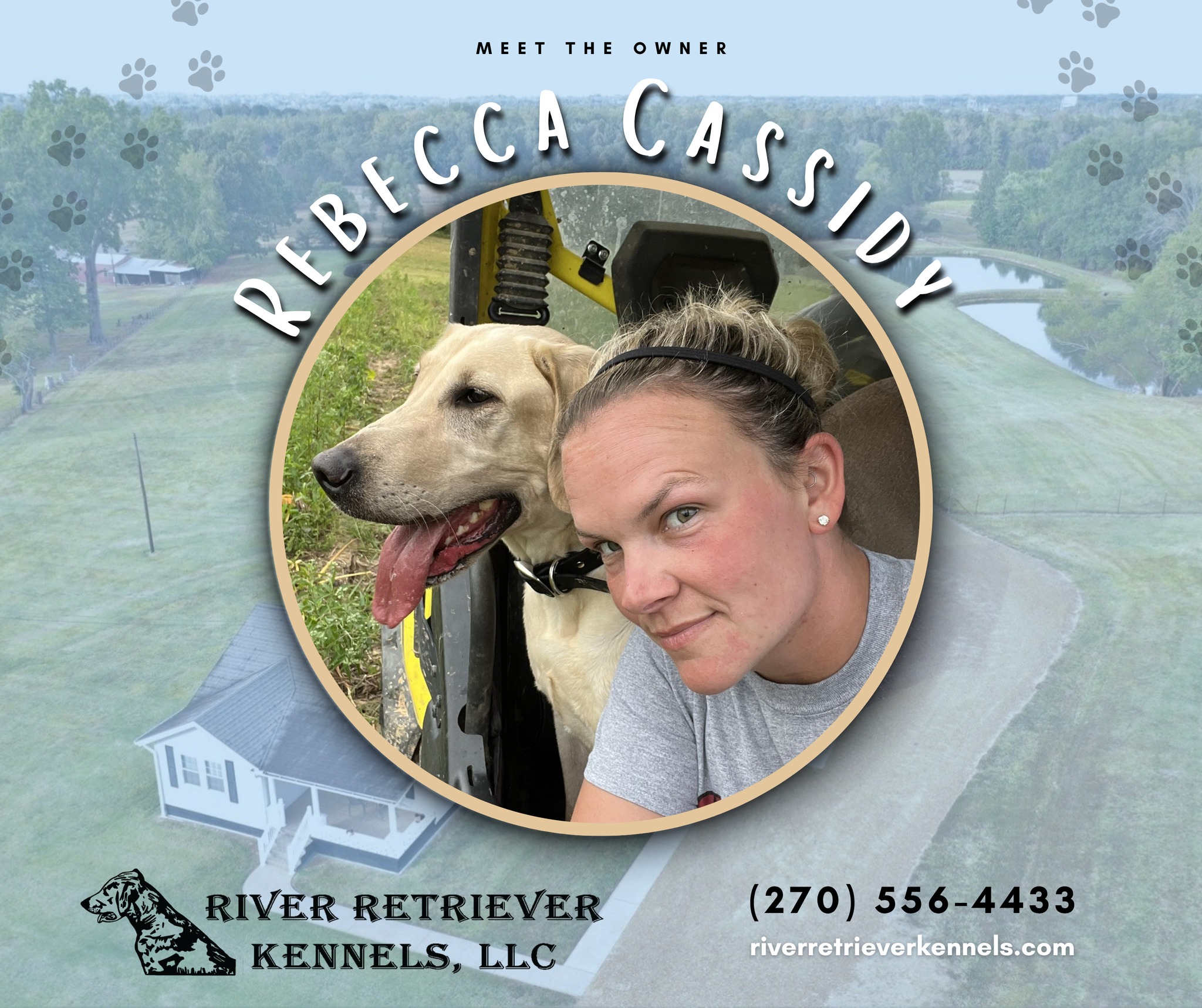 👩‍🦰 Meet the Owner: Rebecca... - River Retriever Kennels, LLC | Facebook