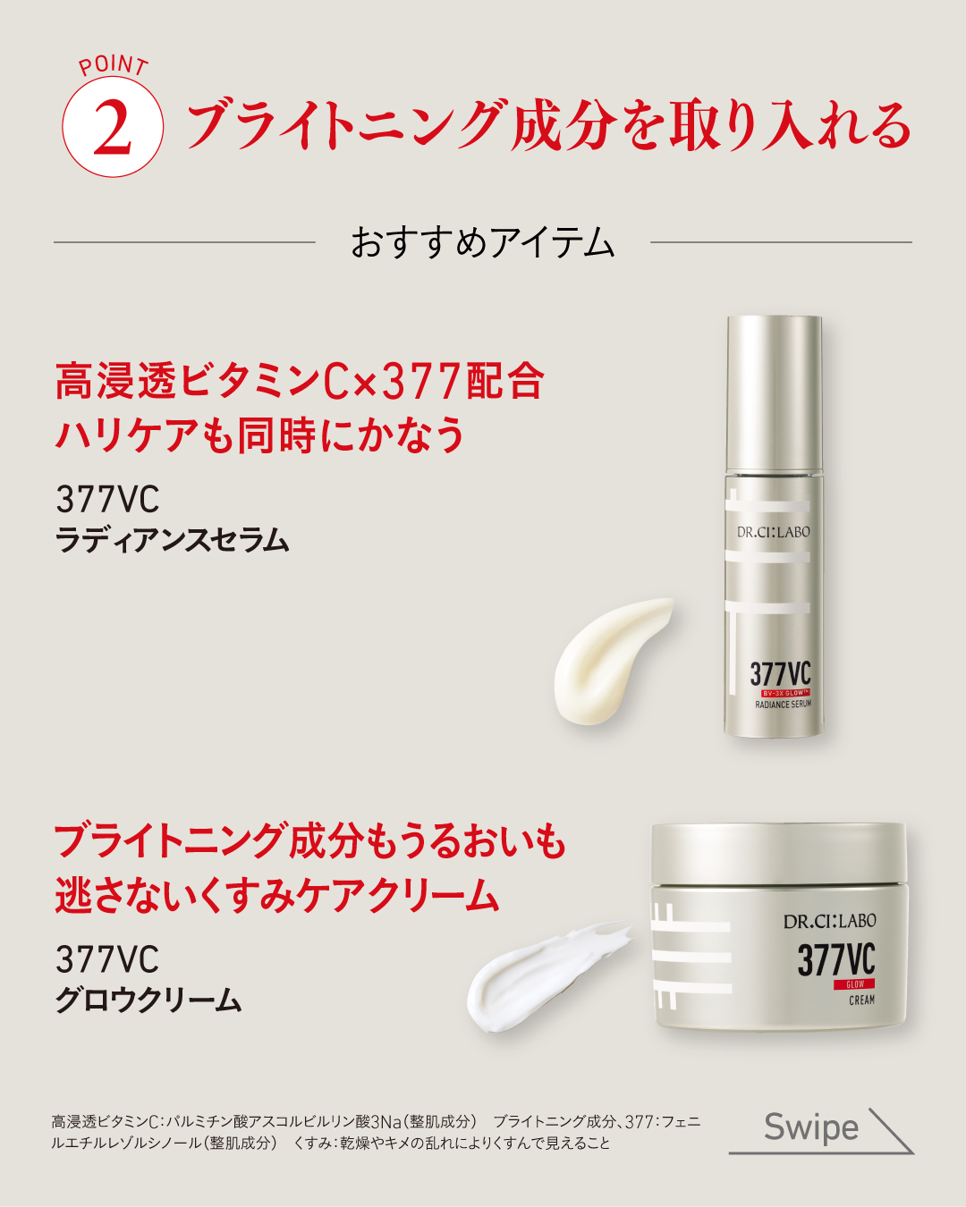 年齢を輝きに変える「ジェノマー ダーマシリーズ」の2つの新商品