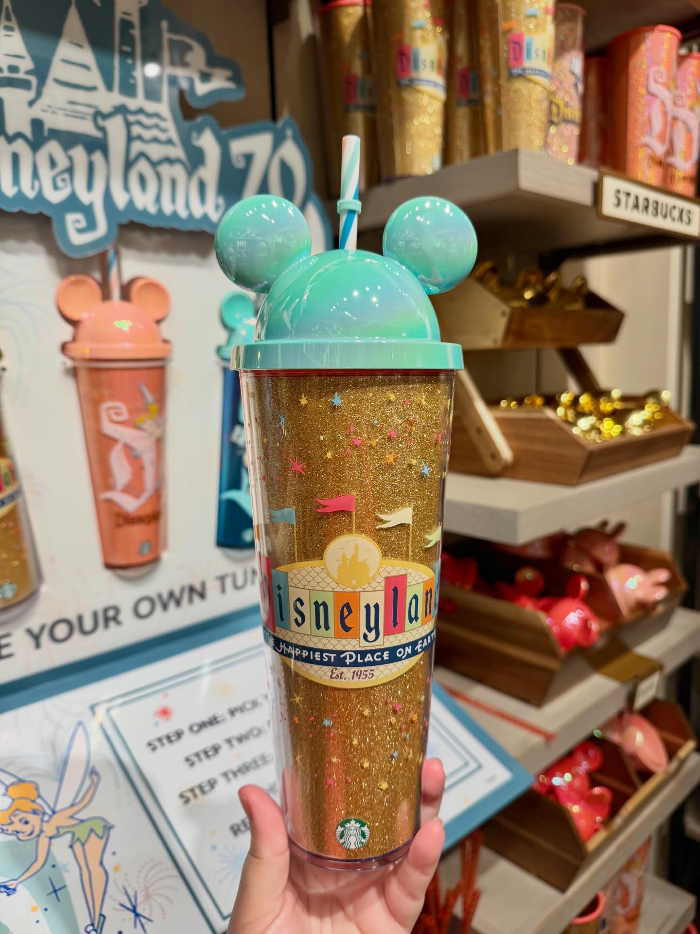 ? Starbucks Disneyland 70th Create Your Own Tumbler ?⁣ ⁣ You can 