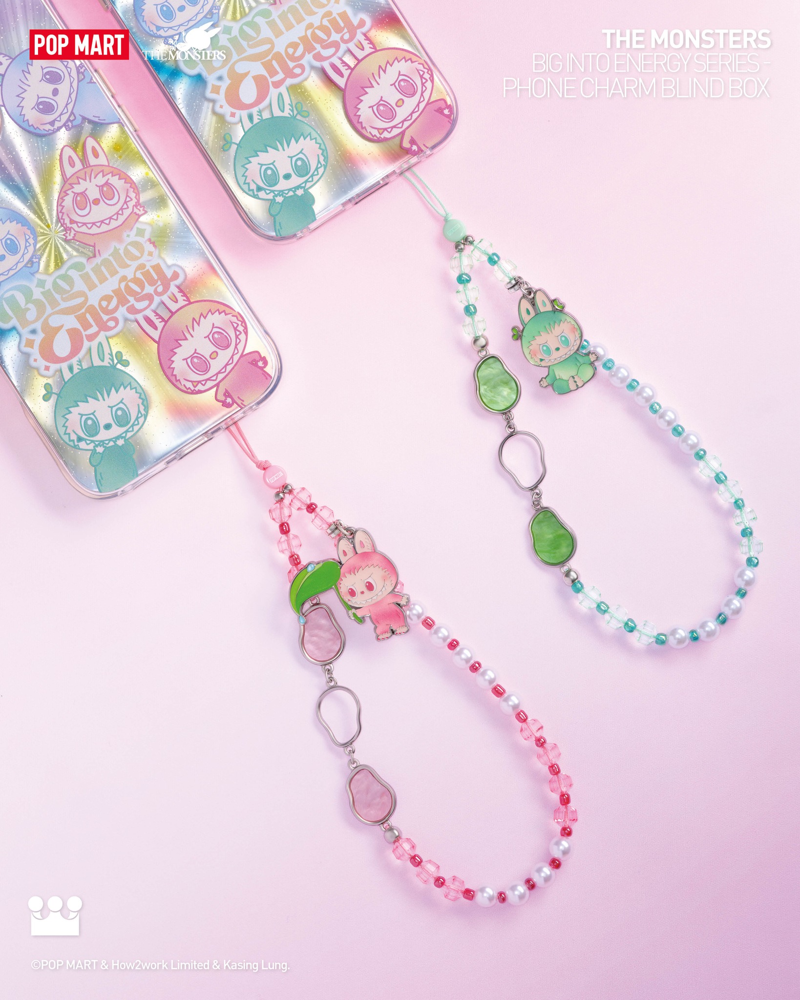 Big into Energy フォンチャーム シークレット ID 本我 Your phone just got a little wilder. 💥📱 THE MONSTERS Big into