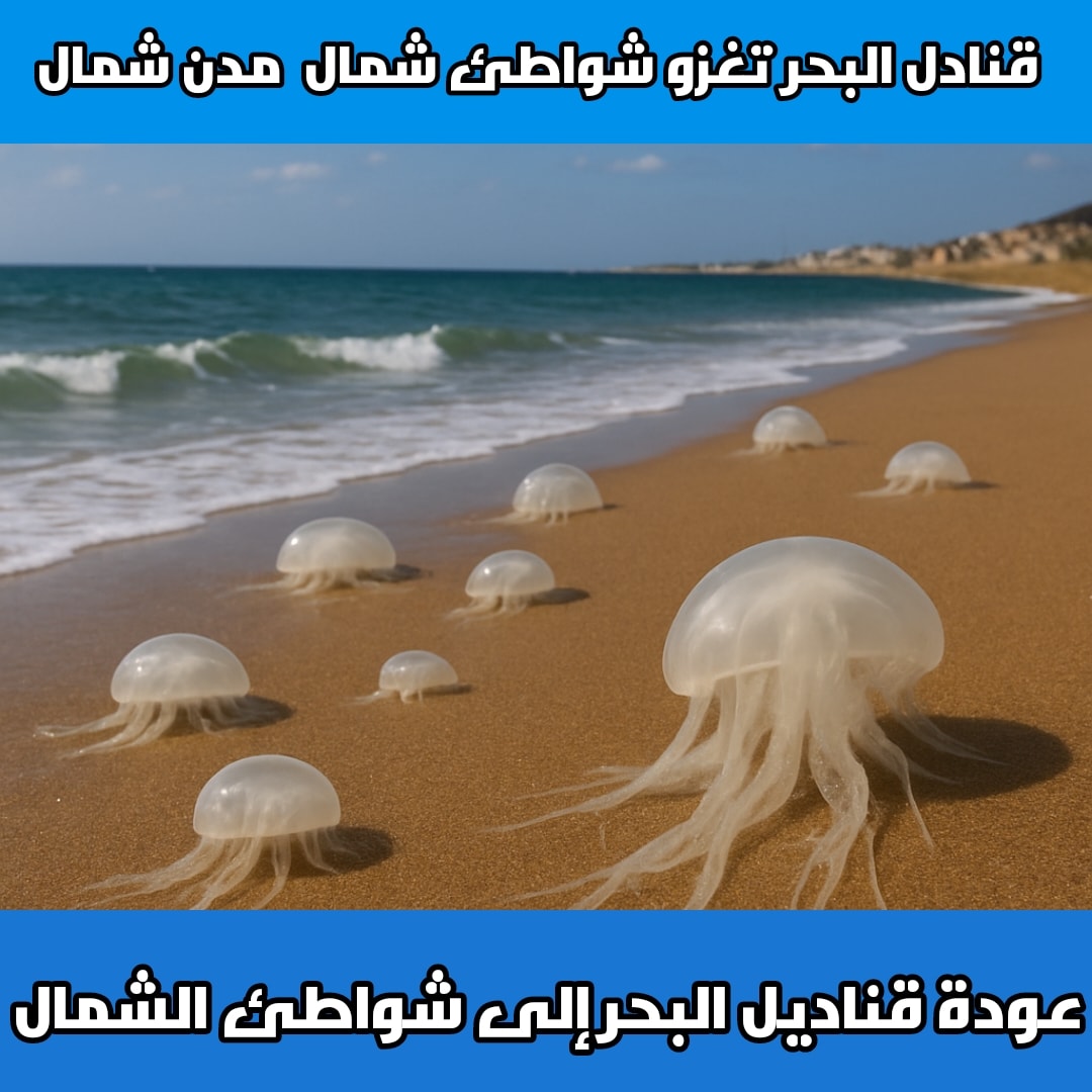 المفيد elmoufid - قناديل البحر تغزو شواطئ شمال في المغرب... | Facebook
